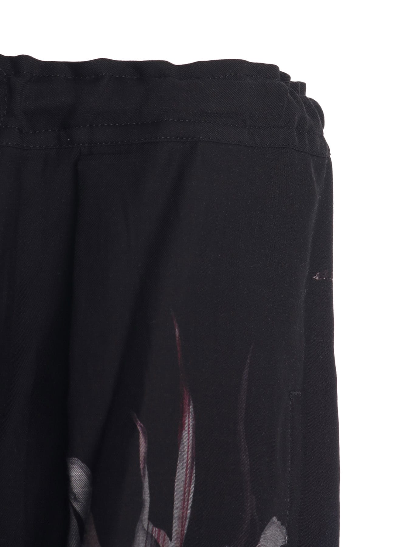 CUPRO DUNGAREE TWILL CACTUS FLOWER PANTS