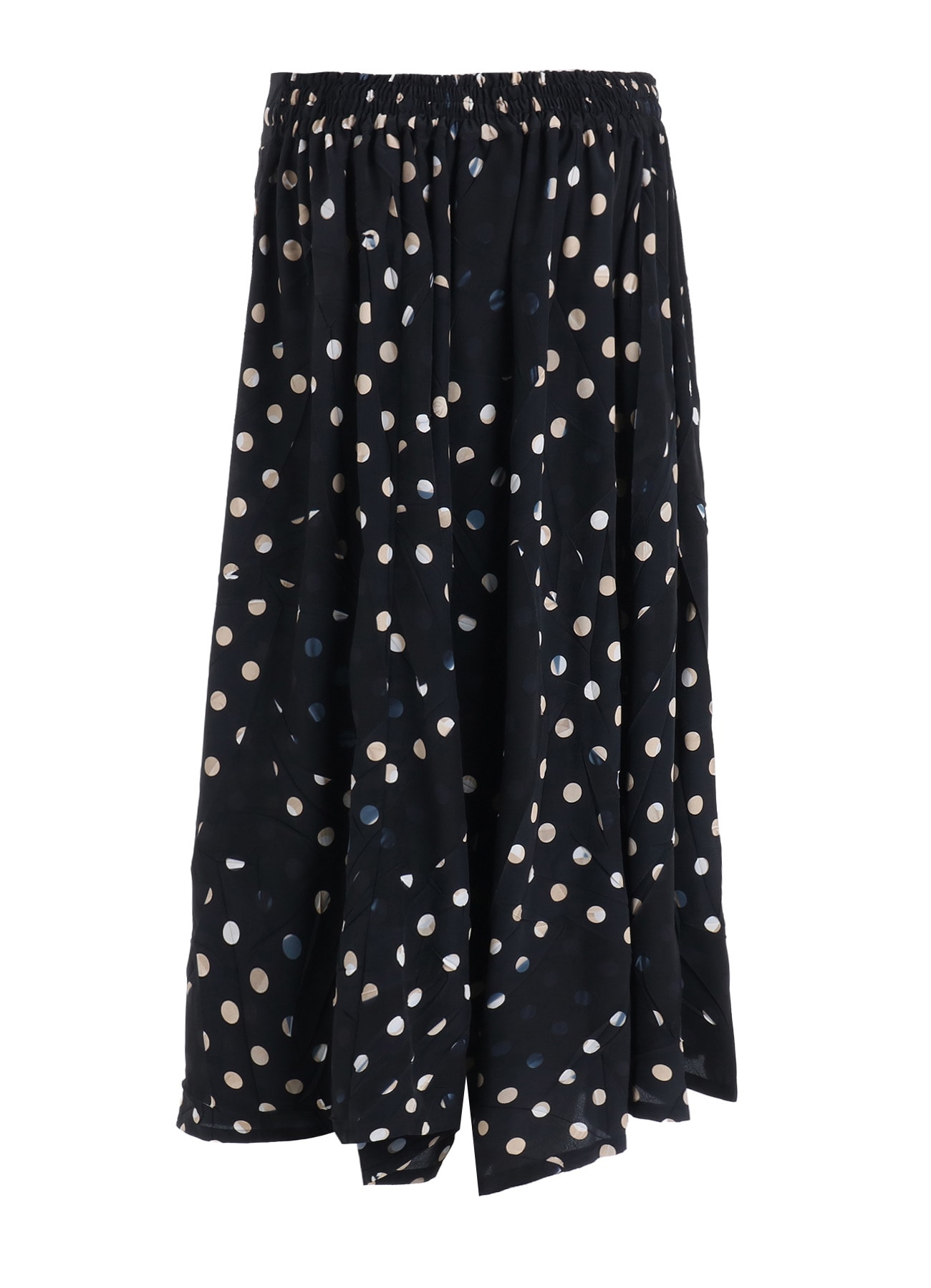 POLYESTER DECINE POLKA DOT PRINT PANTS
