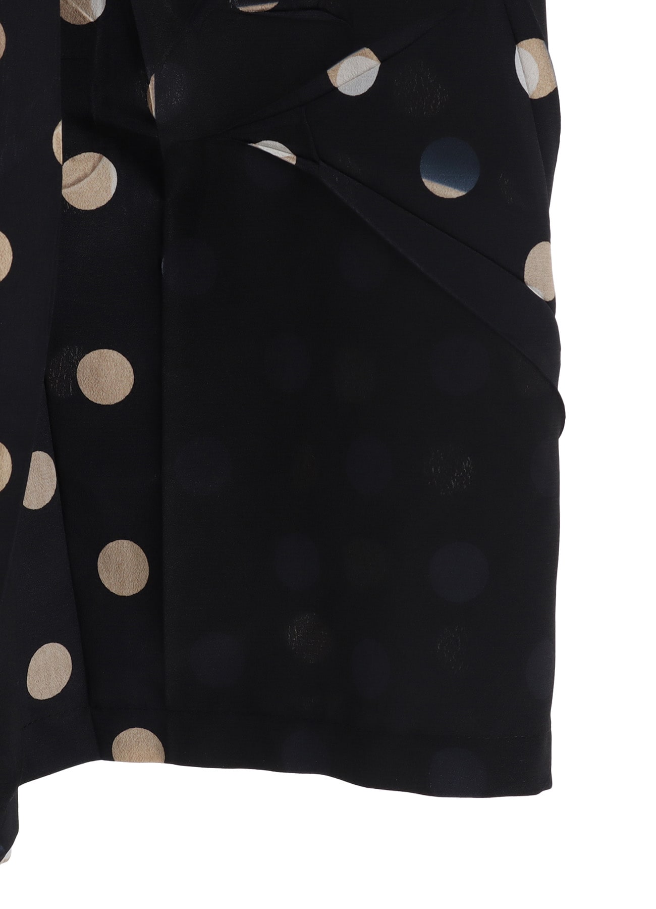 POLYESTER DECINE POLKA DOT PRINT SKIRT