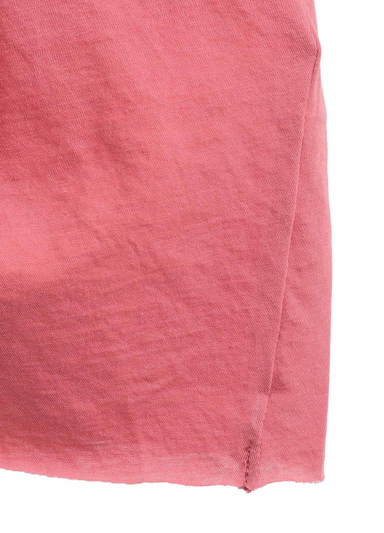 HIGH-TWIST COTTON JERSEY GATHERED T