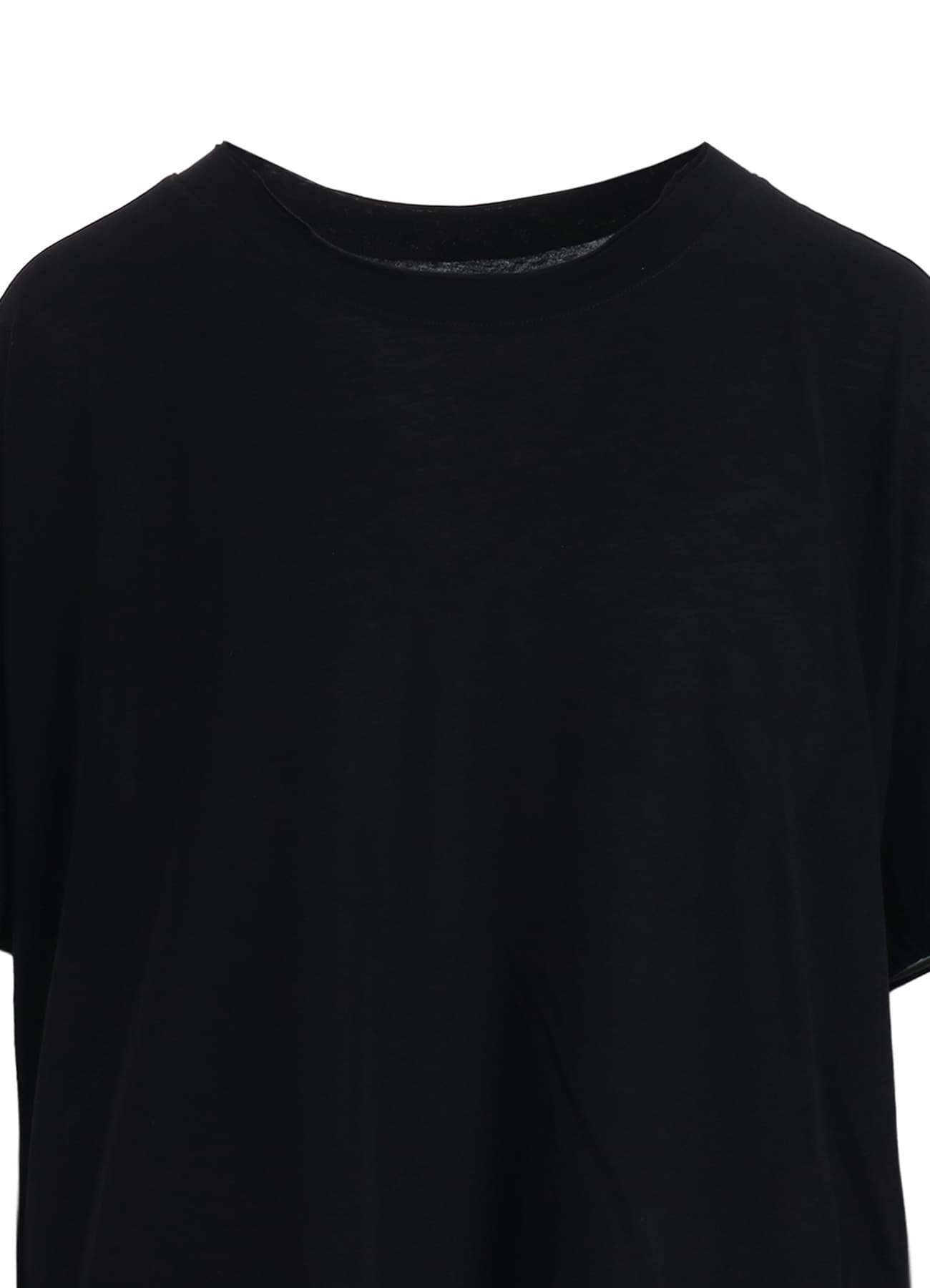 HIGH-TWIST COTTON JERSEY GATHERED T