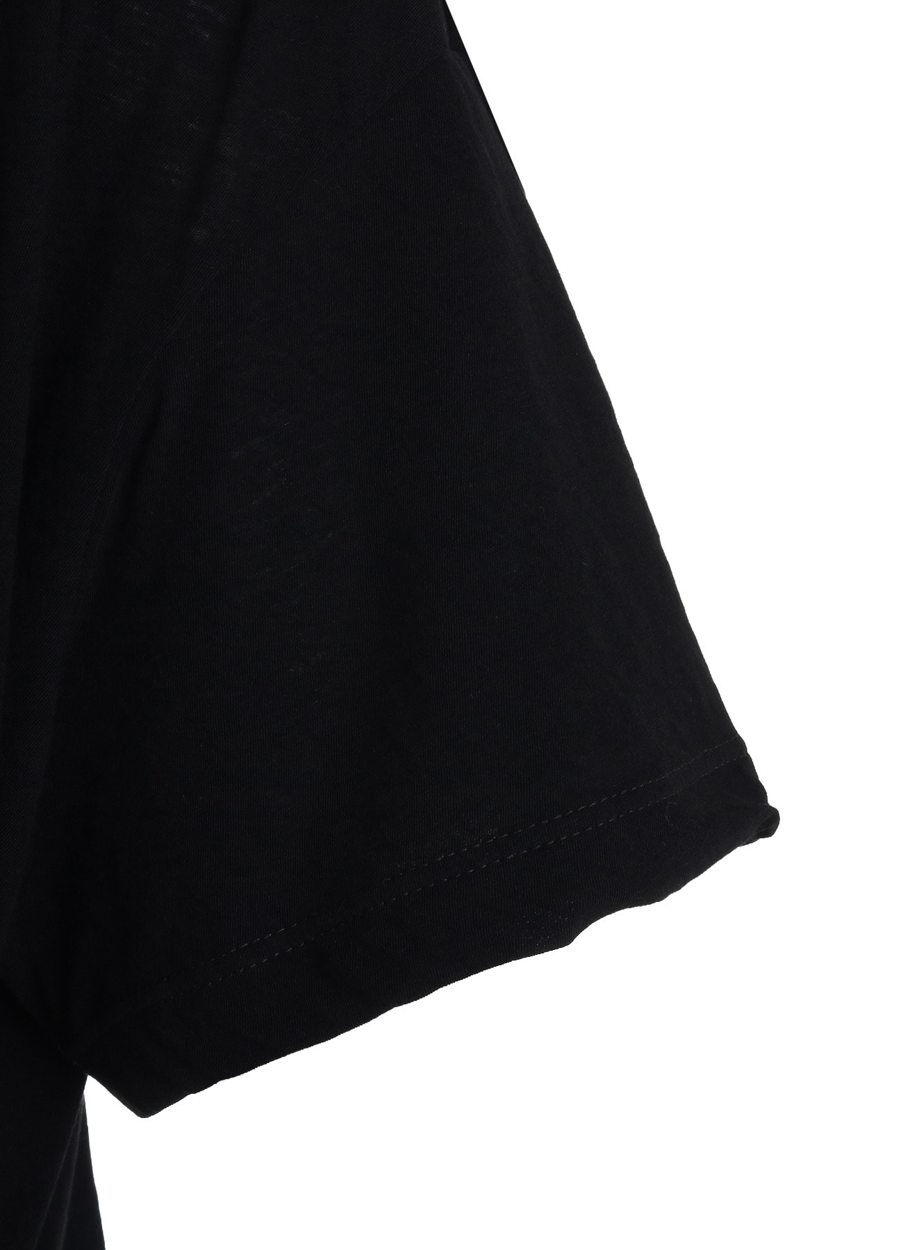 HIGH-TWIST COTTON JERSEY GATHERED T