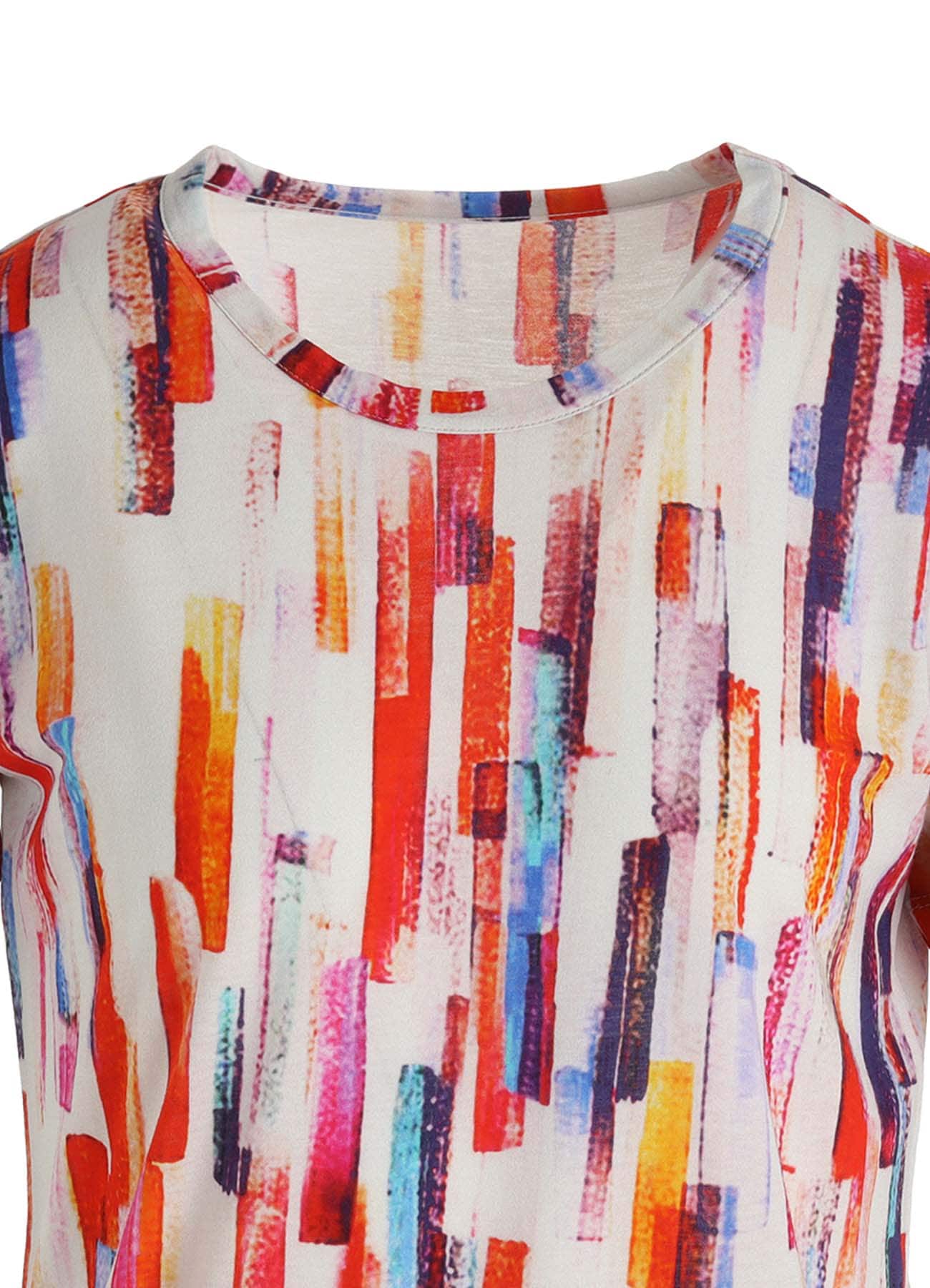 COTTON BRUSH STROKE SHORT SLEEVE T