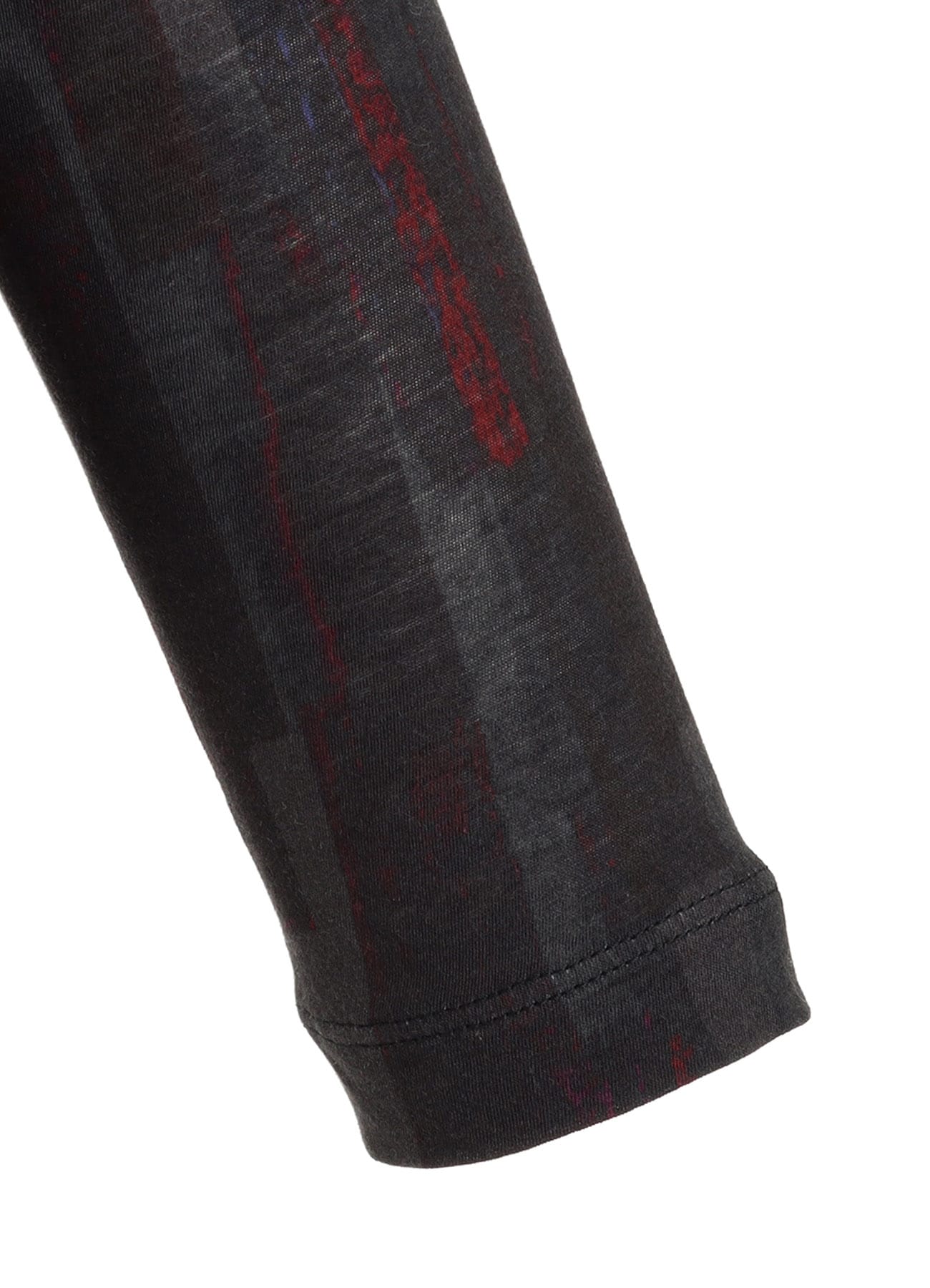 COTTON BRUSH STROKE LONG SLEEVE T