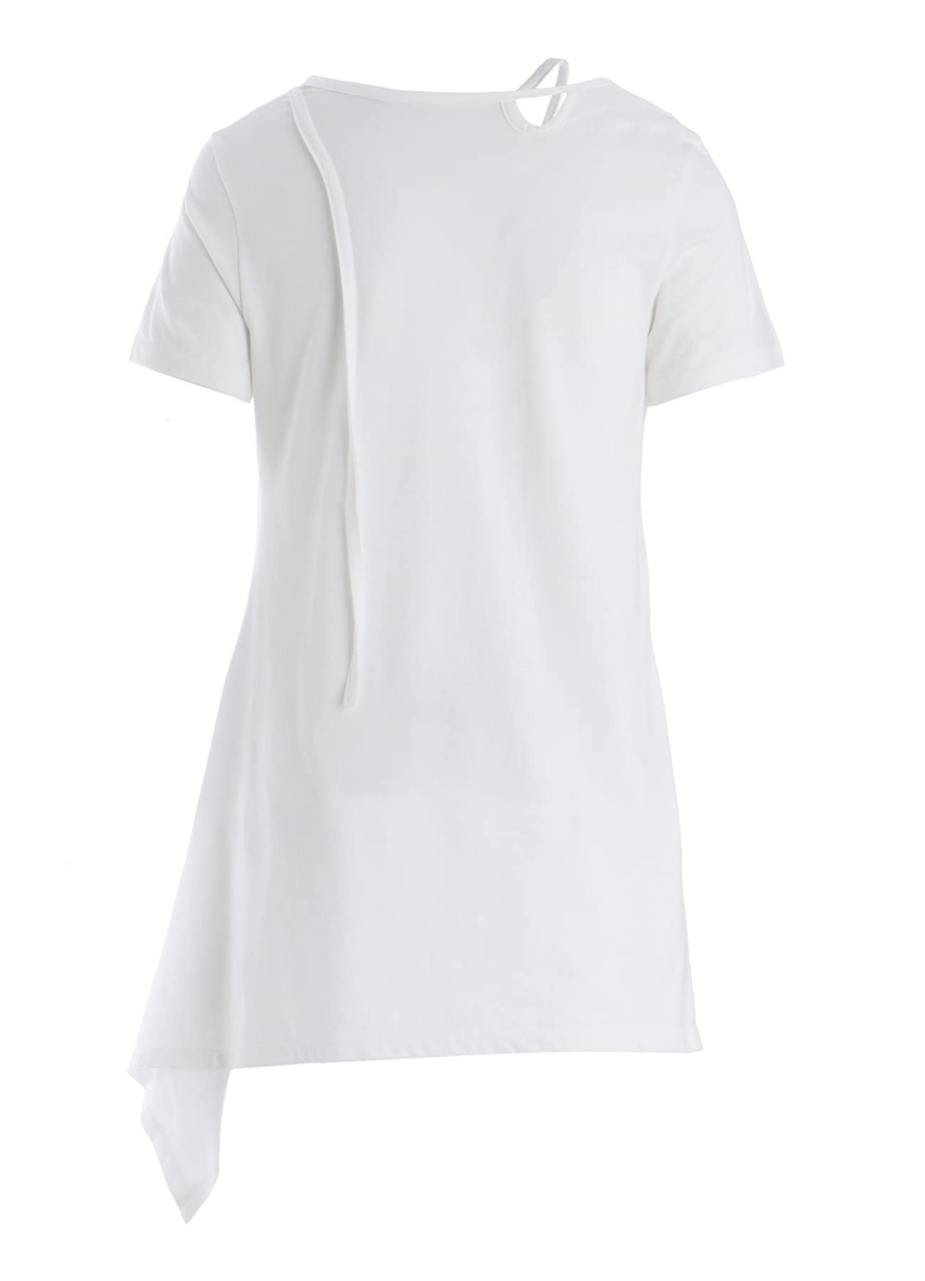 CACTUS FLOWER PRINT HALF SLEEVE DRAPE T