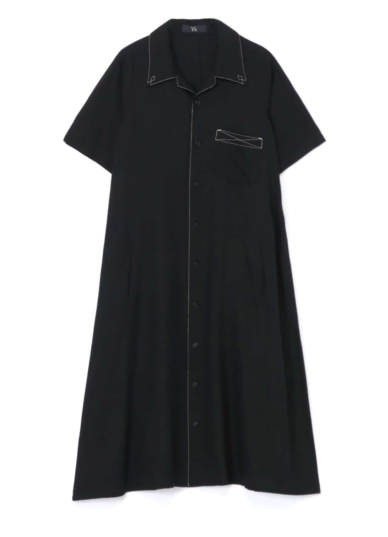[Y’s KHADI COLLECTION]KHADI COTTON SHIRT DRESS