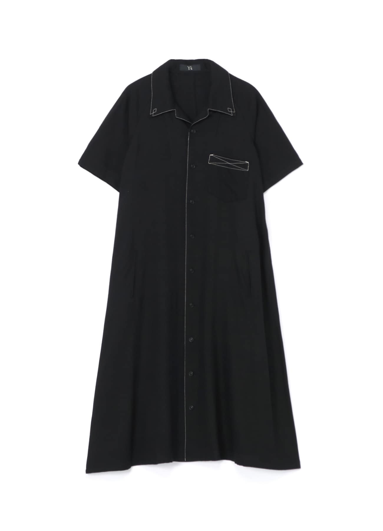 [Y’s KHADI COLLECTION]KHADI COTTON SHIRT DRESS