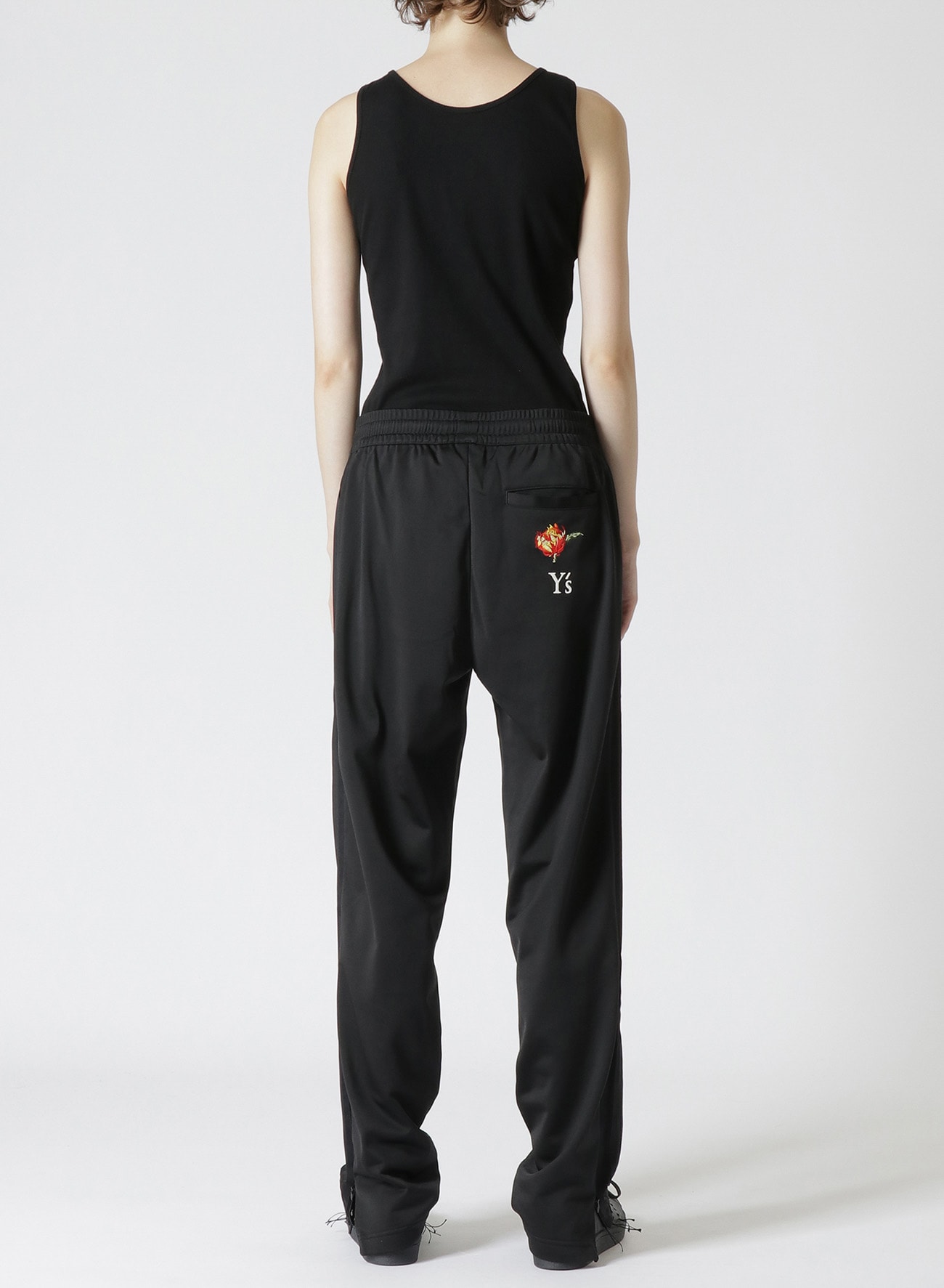 Y's x adidas]CACTUS FLOWER TRACK PANTS(XS Black): Y's｜THE SHOP