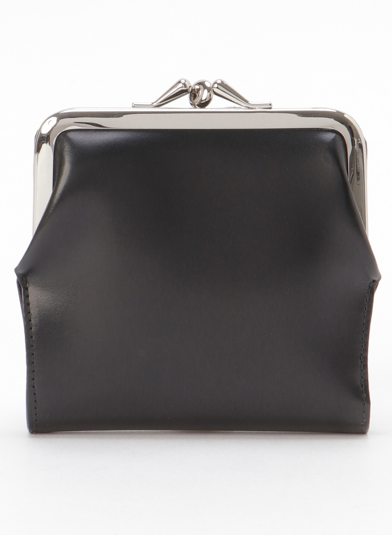 SEMI-GLOSS LEATHER MINI CLASP PURSE(FREE SIZE Black): Y's｜THE SHOP YOHJI  YAMAMOTO