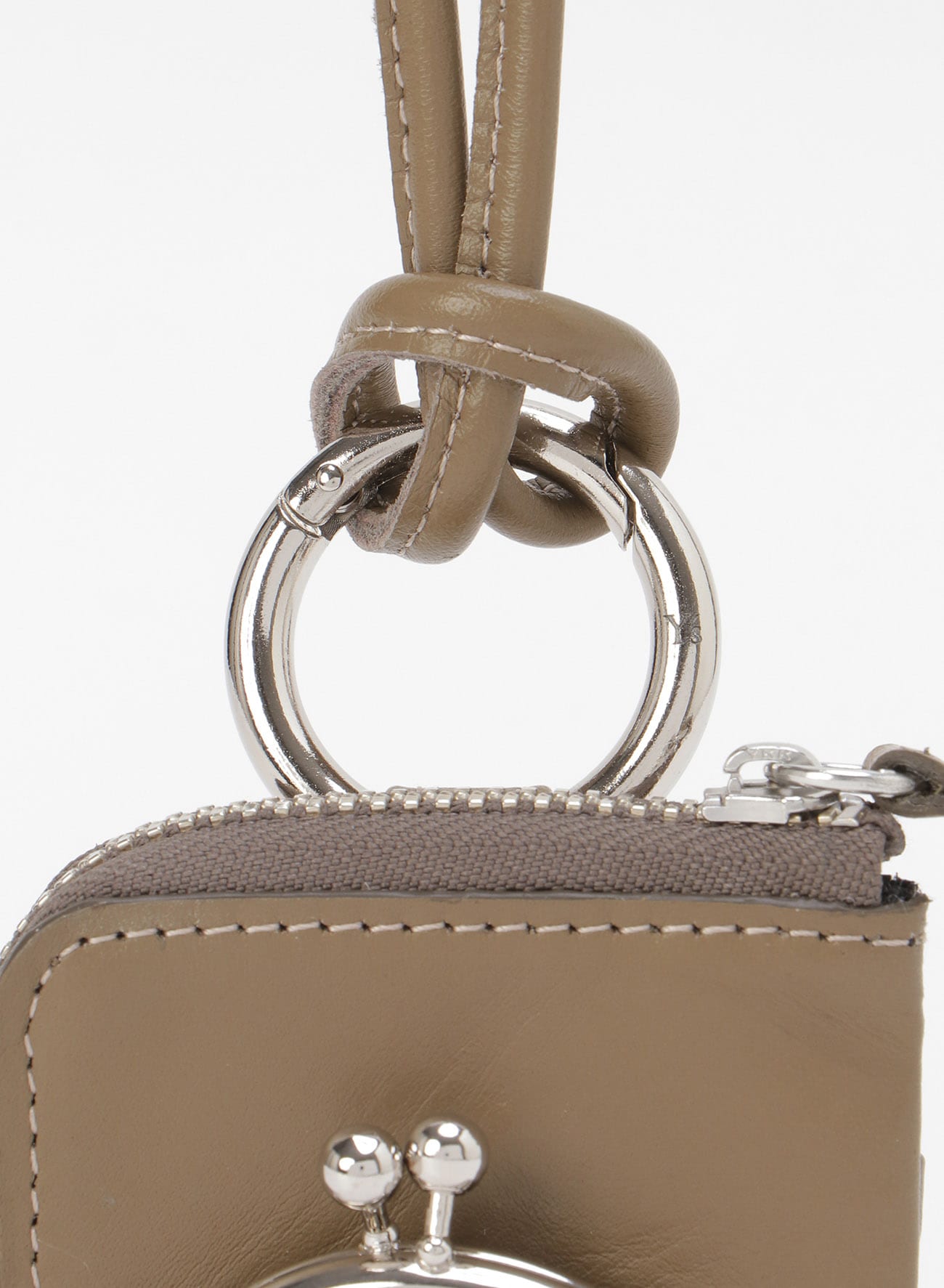 CLASP DETAIL MINI PURSE WITH STRAP