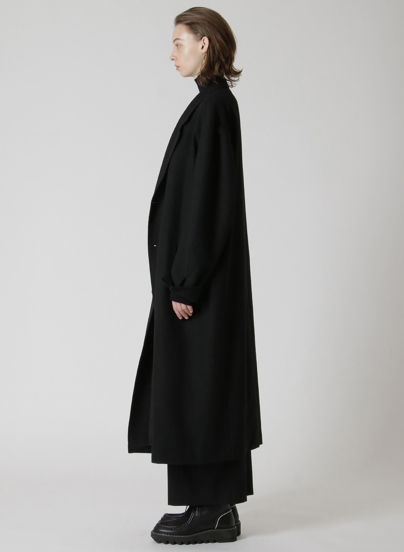 2/48 SHRUNKEN WOOL SERGE TAILORED COAT