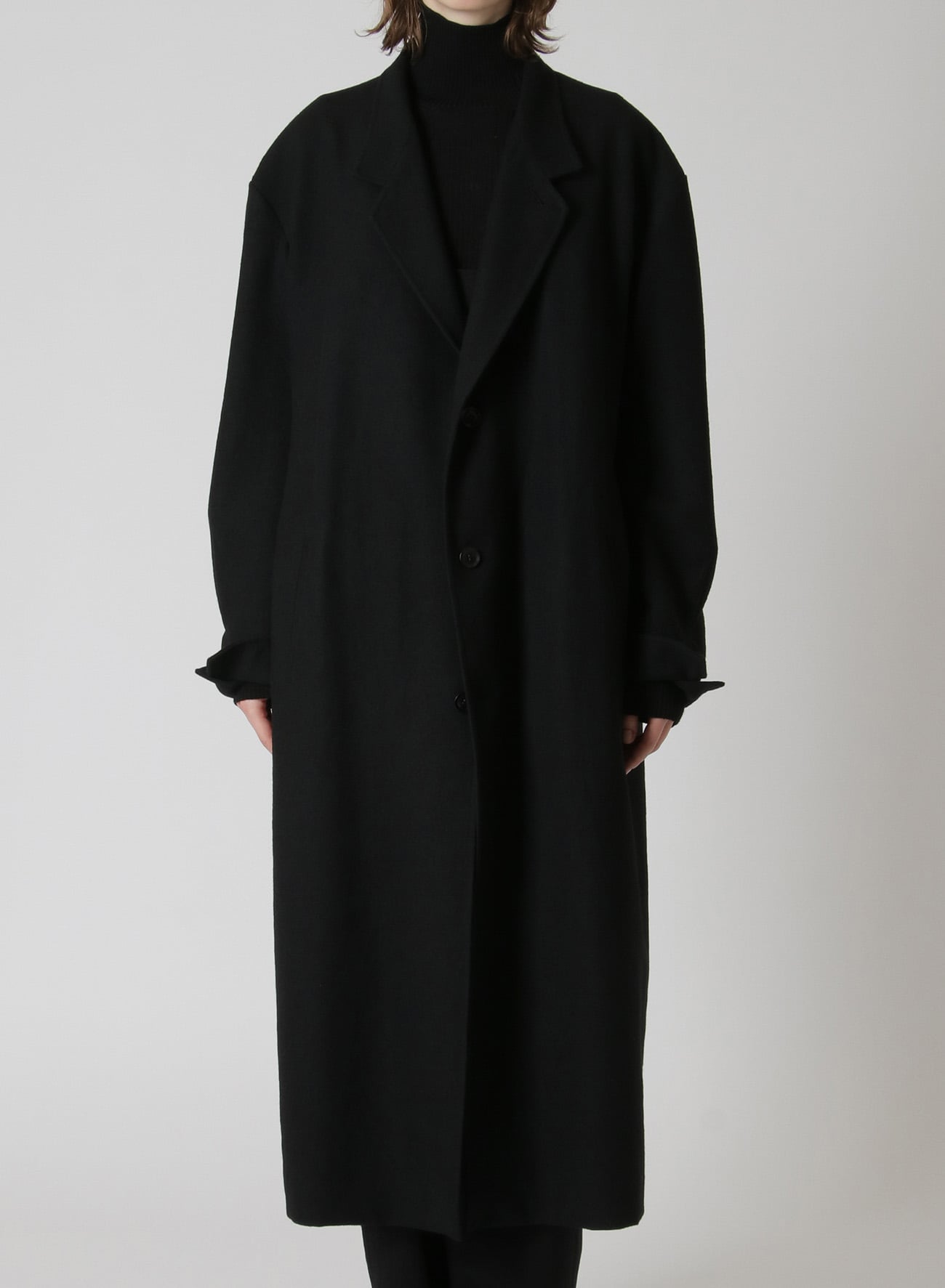 2/48 SHRUNKEN WOOL SERGE TAILORED COAT