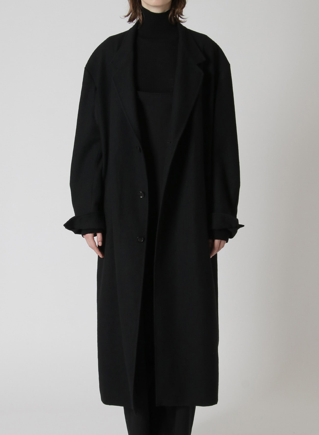 2/48 SHRUNKEN WOOL SERGE TAILORED COAT