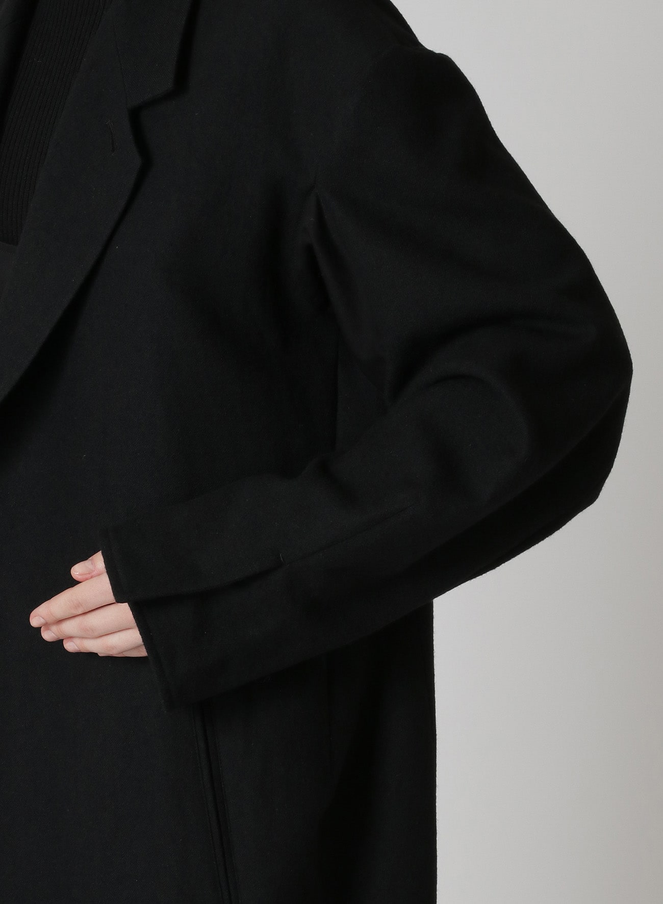 2/48 SHRUNKEN WOOL SERGE TAILORED COAT