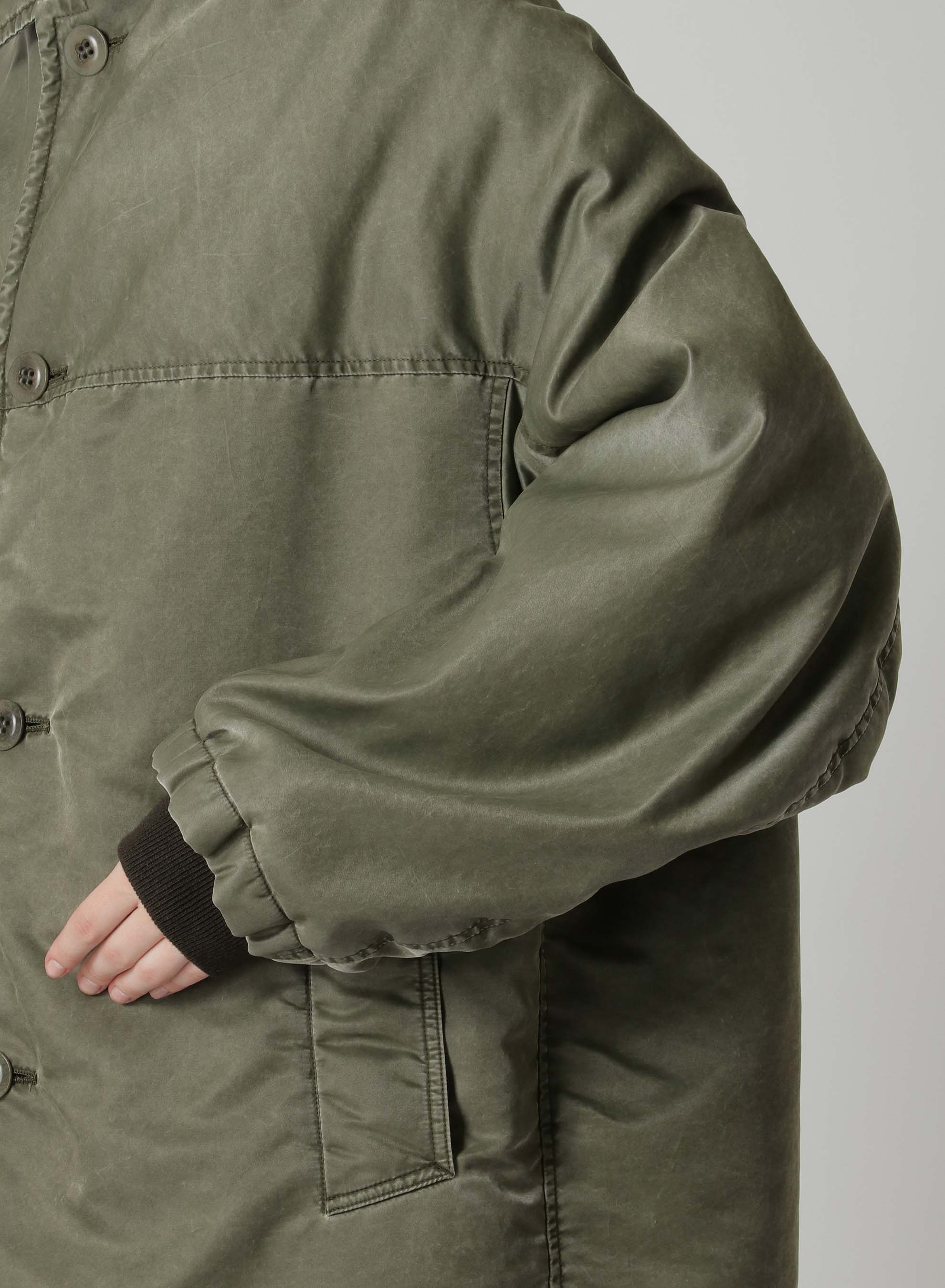 NYLON GARMENT-DYED SHORT HOODED COAT(XS Khaki): Y's｜THE SHOP