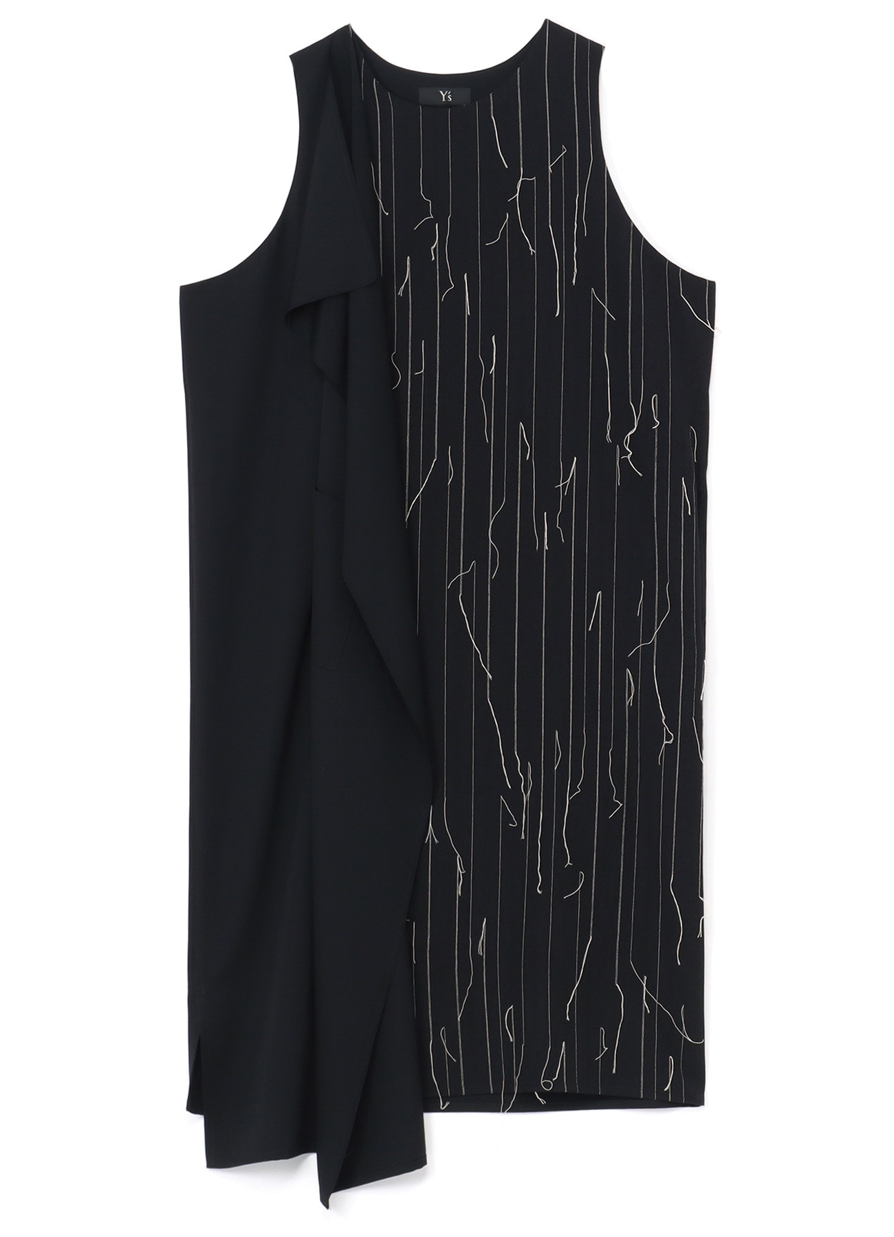 WOOL RIGHT FLAP DRESS(XS Black): Vintage 1.1｜THE SHOP YOHJI YAMAMOTO