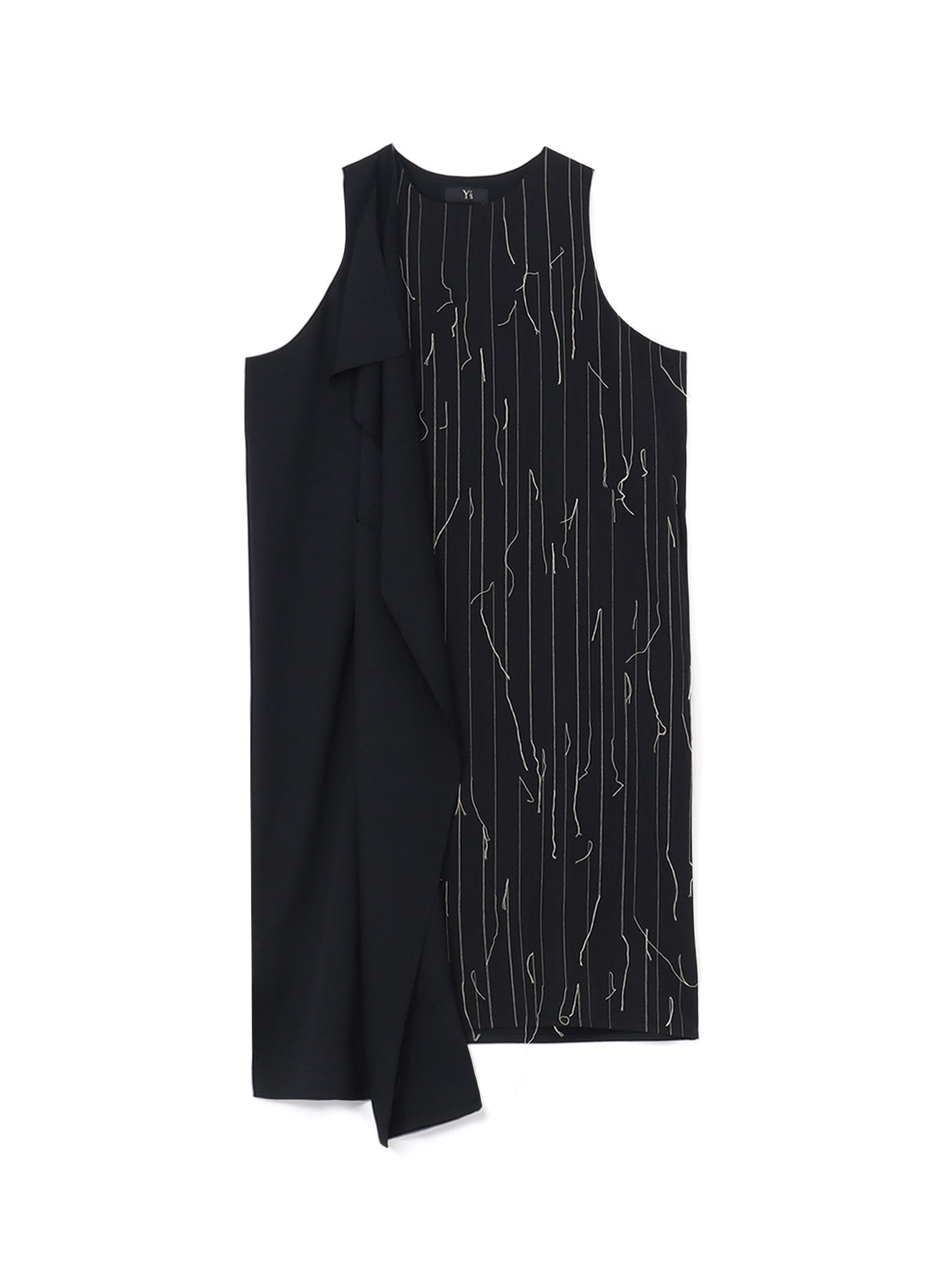 WOOL RIGHT FLAP DRESS(XS Black): Vintage 1.1｜THE SHOP YOHJI YAMAMOTO