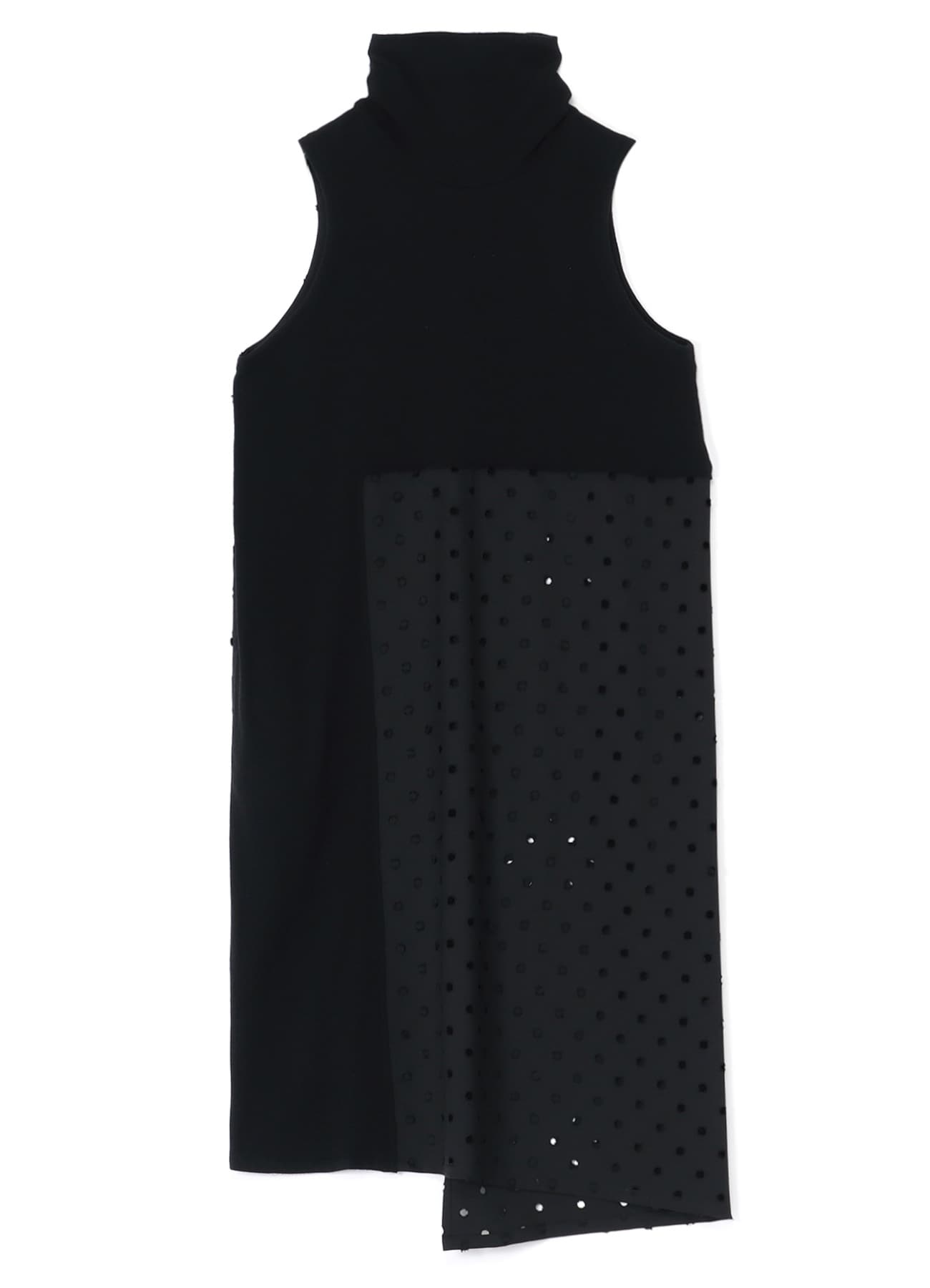 SLEEVELESS KNITTED TURTLENECK DRESS(XS Black): Vintage 1.1｜THE 