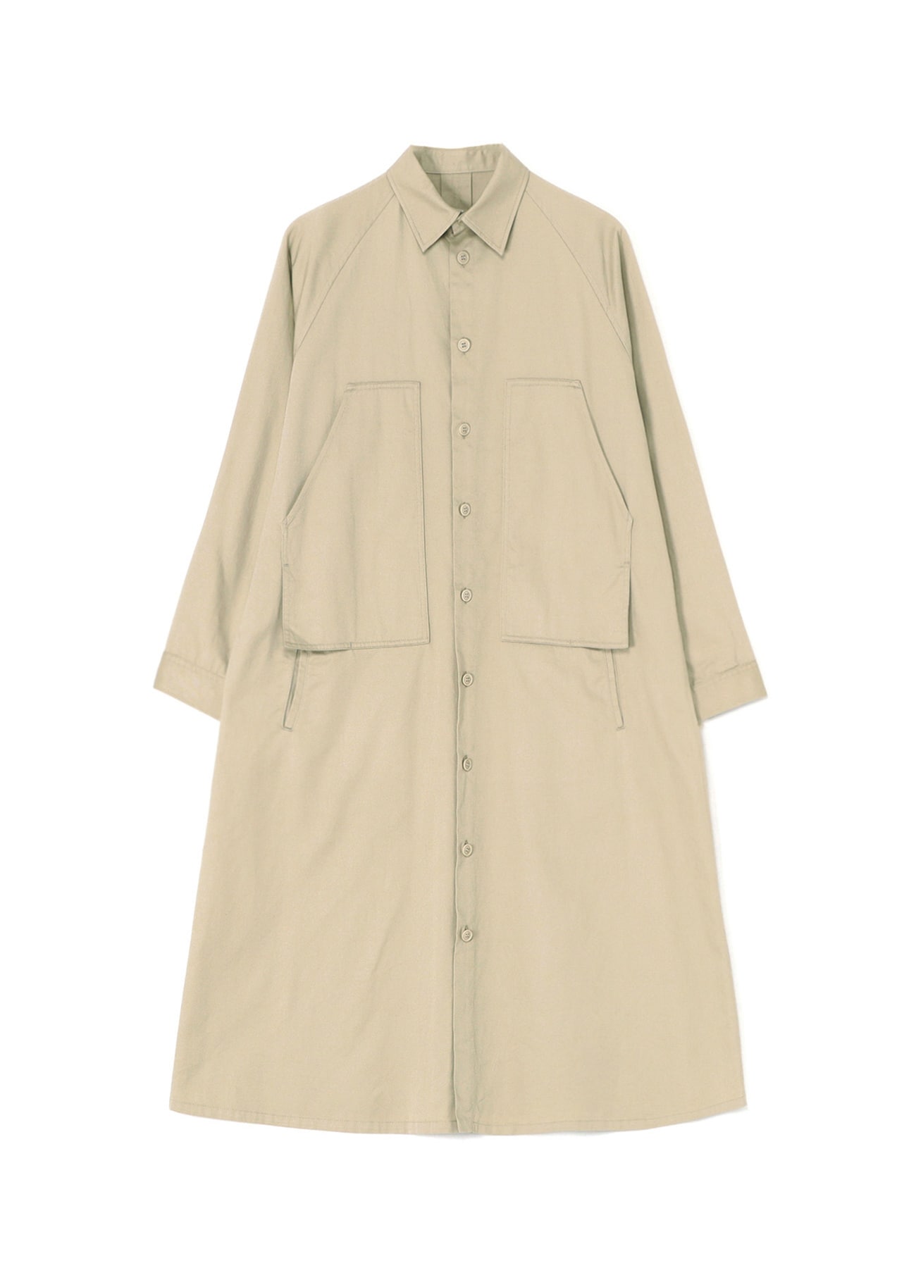 [Y's BORN PRODUCT] COTTON TWILL DOUBLE CHEST POCKET DRESS