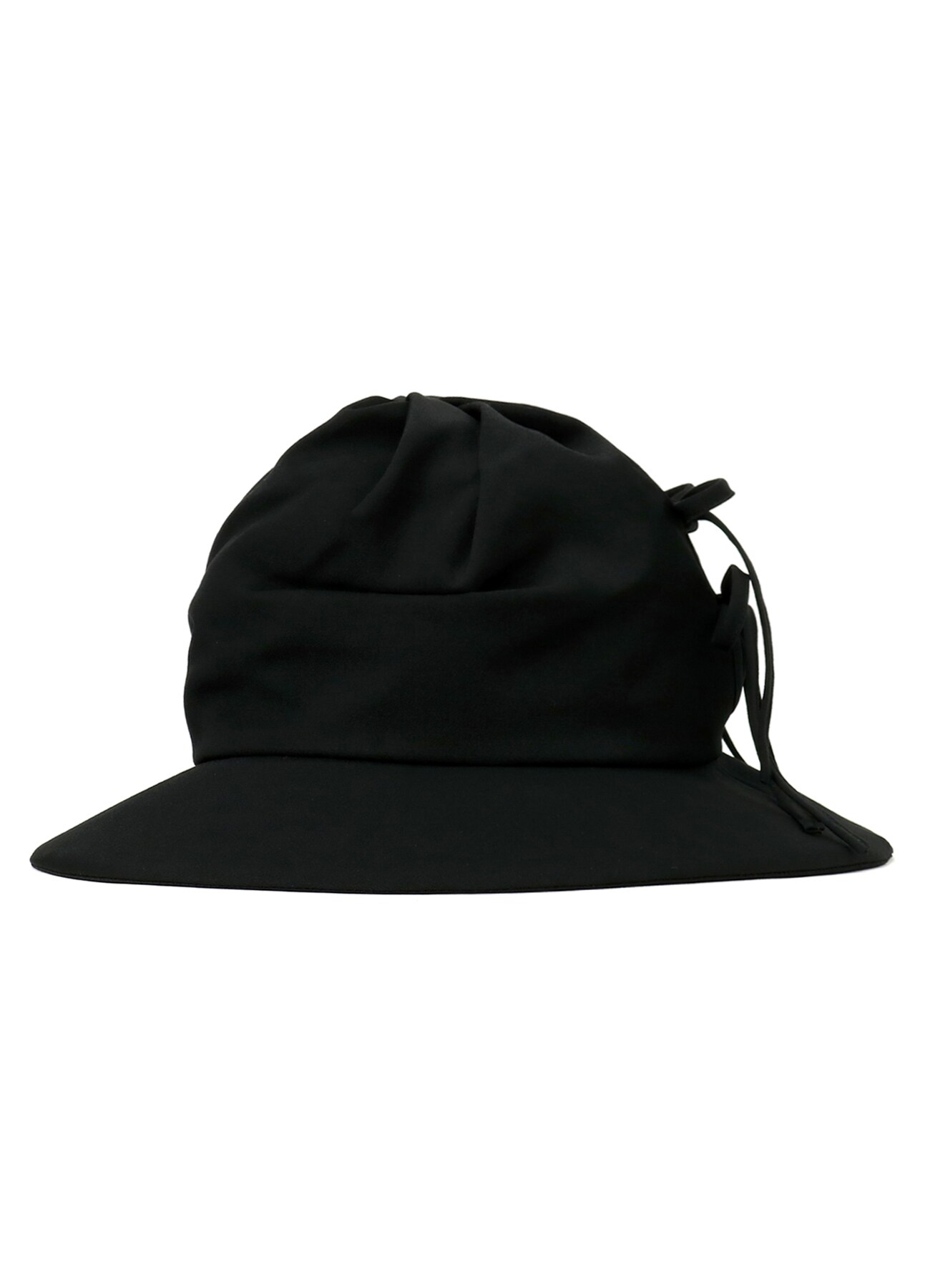 TWISTED WOOL GABARDINE HAT(S Black): Y's｜THE SHOP YOHJI YAMAMOTO