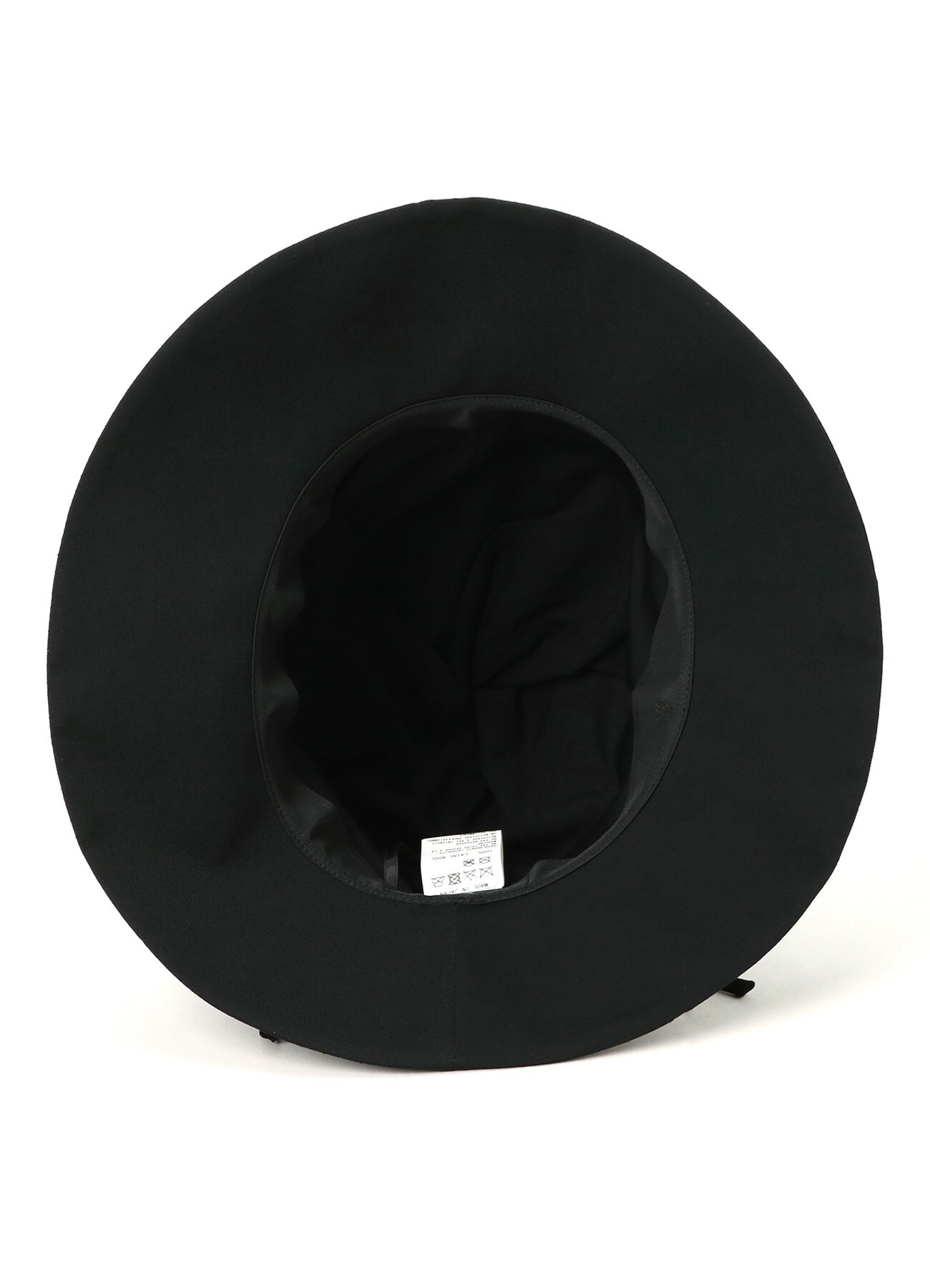 TWISTED WOOL GABARDINE HAT(S Black): Y's｜THE SHOP YOHJI YAMAMOTO