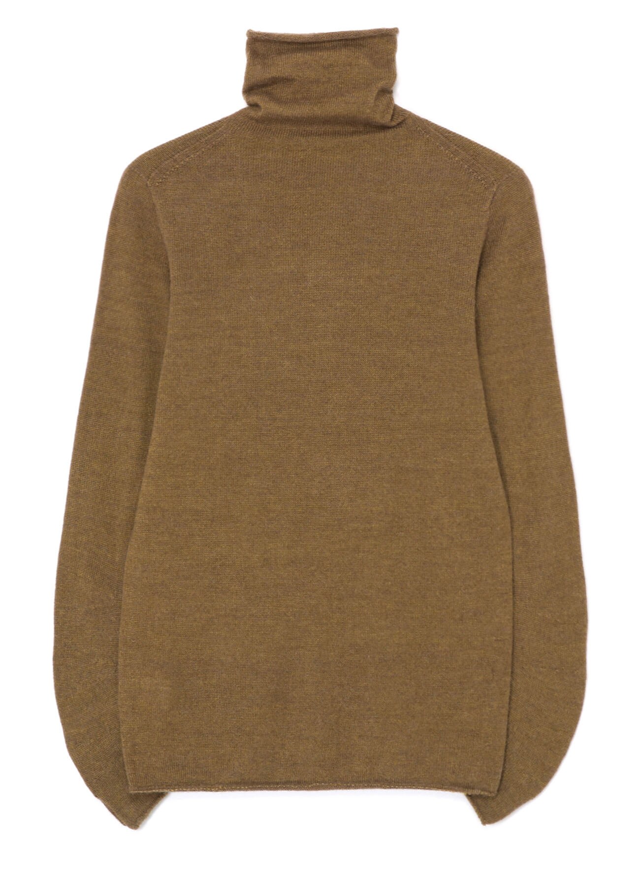 ALPACA BLEND DRAPEY SLEEVE TURTLENECK(S Mastard): Y's｜THE SHOP