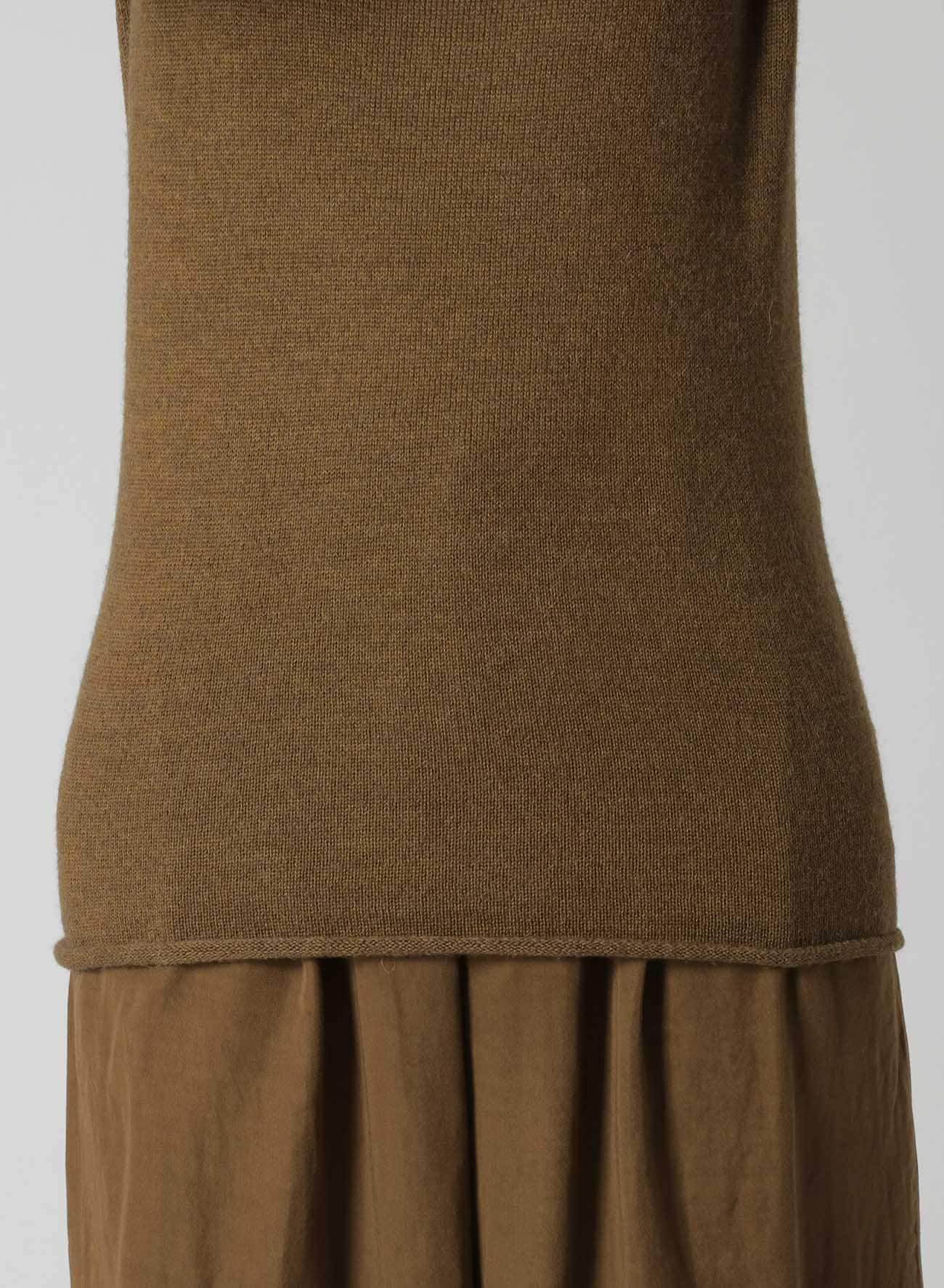 ALPACA BLEND DRAPEY SLEEVE TURTLENECK