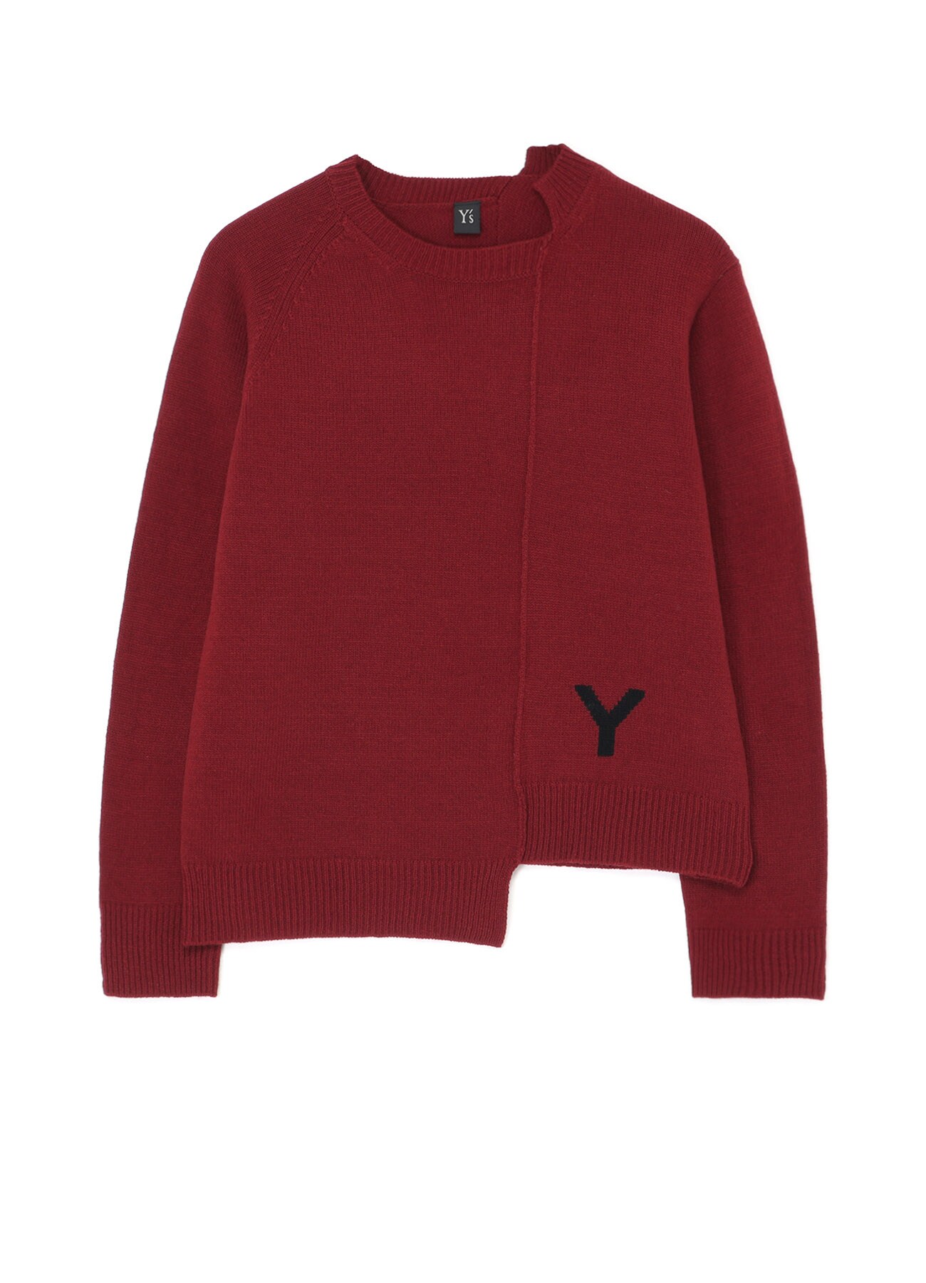 WOOL JERSEY DISJOINTED PULLOVER