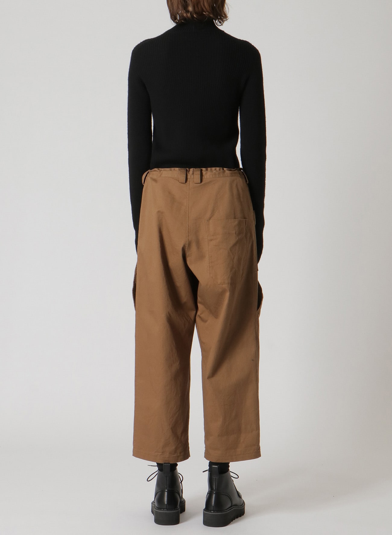 [Y's BORN PRODUCT] COTTON TWILL LONG POCKET PANTS