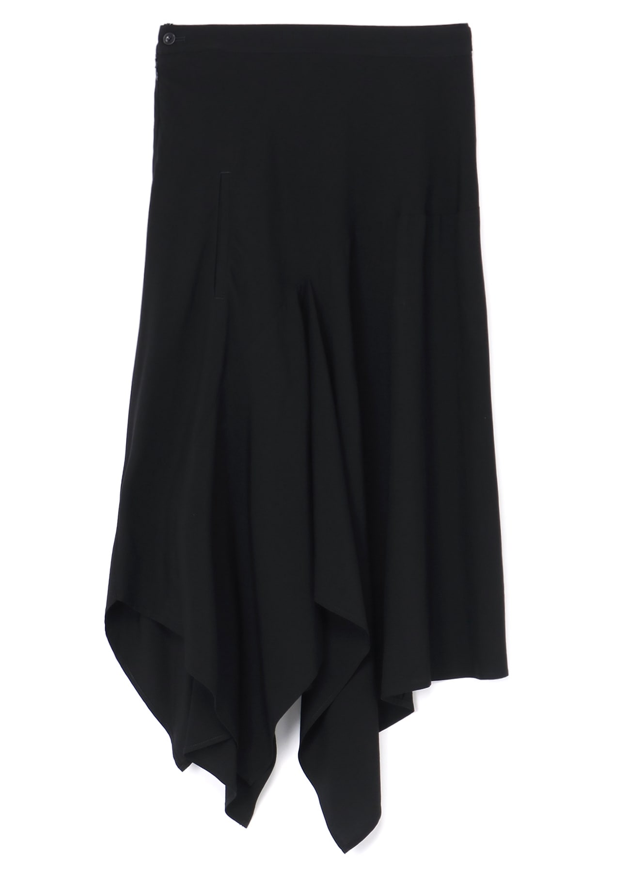 RAYON BROADCLOTH FLARED SKIRT