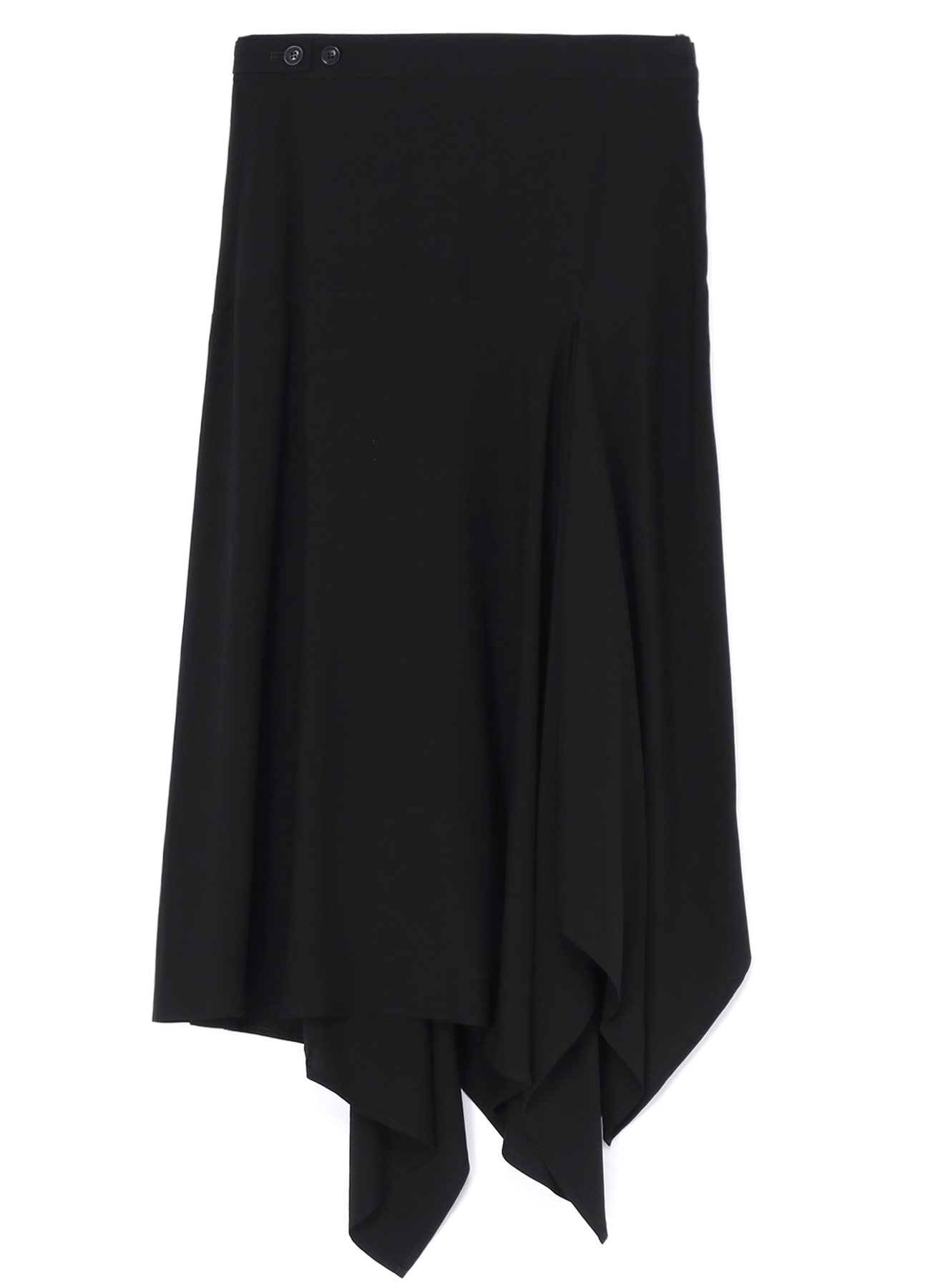 RAYON BROADCLOTH FLARED SKIRT