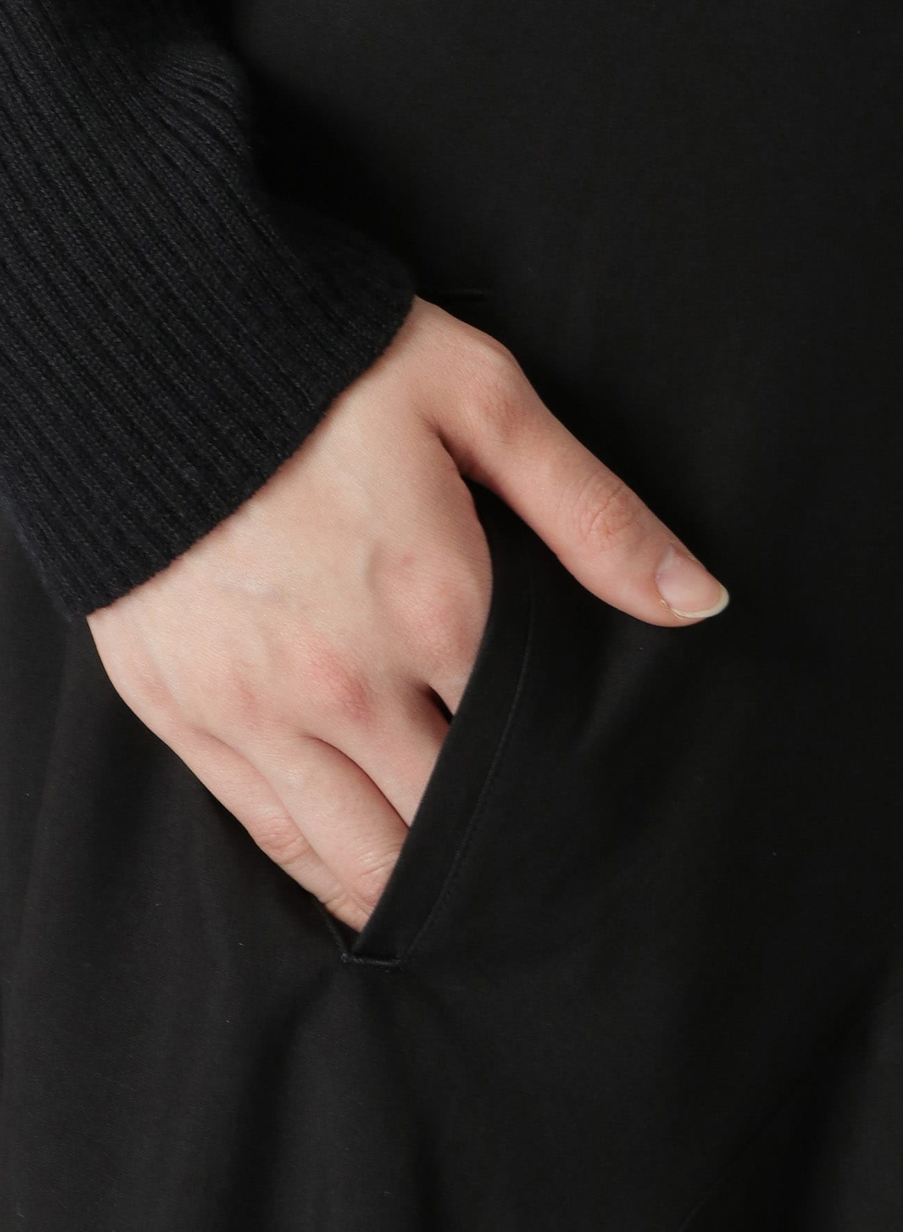 RAYON BROADCLOTH FLARED SKIRT