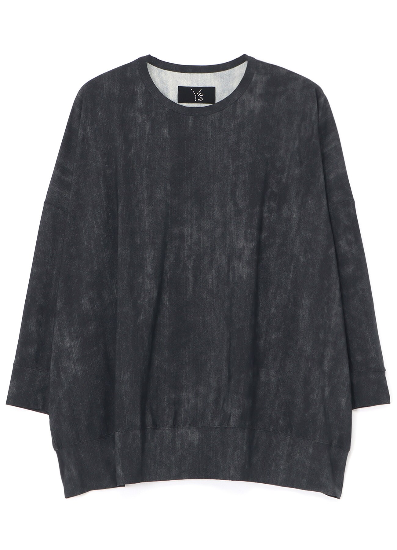 NYLON/POLYURETHANE OVERSIZED PULLOVER(M Black): Y's｜THE SHOP