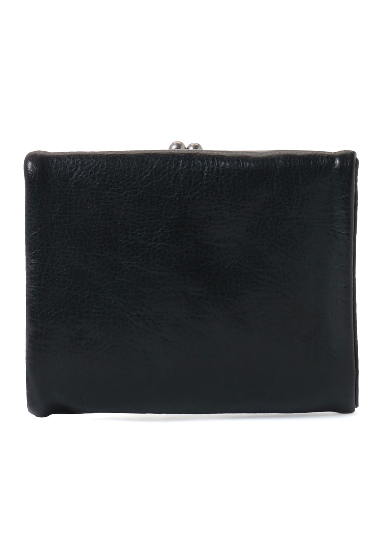 SURFACE-DYED SOFT TAN LEATHER TRIFOLD PUFFY WALLET