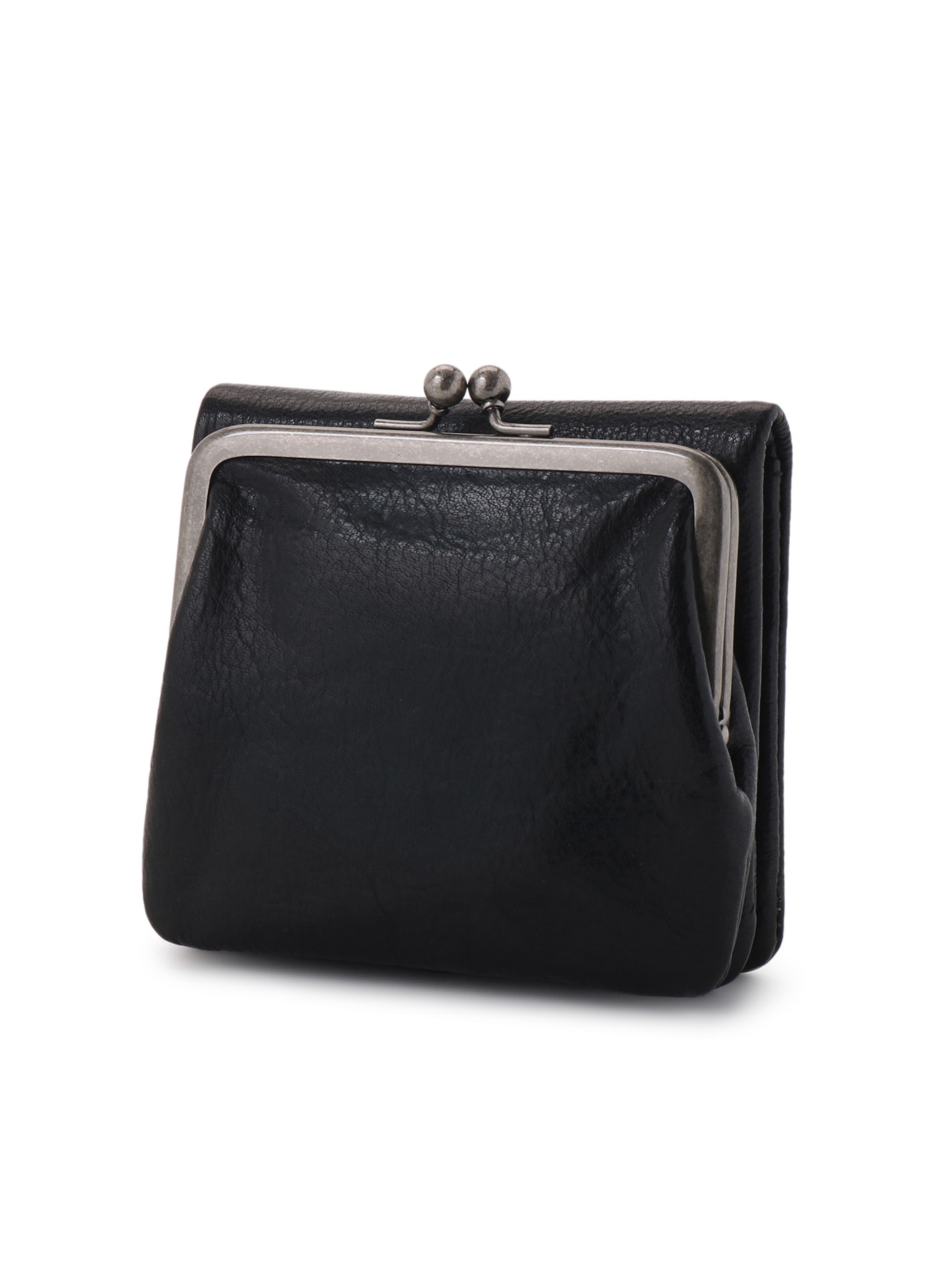 SURFACE-DYED SOFT TAN LEATHER PUFFY WALLET