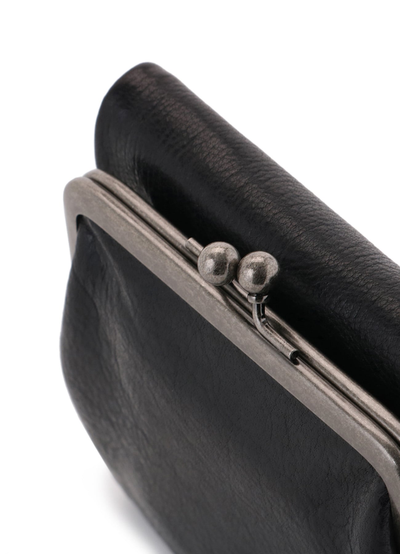 SURFACE-DYED SOFT TAN LEATHER PUFFY WALLET