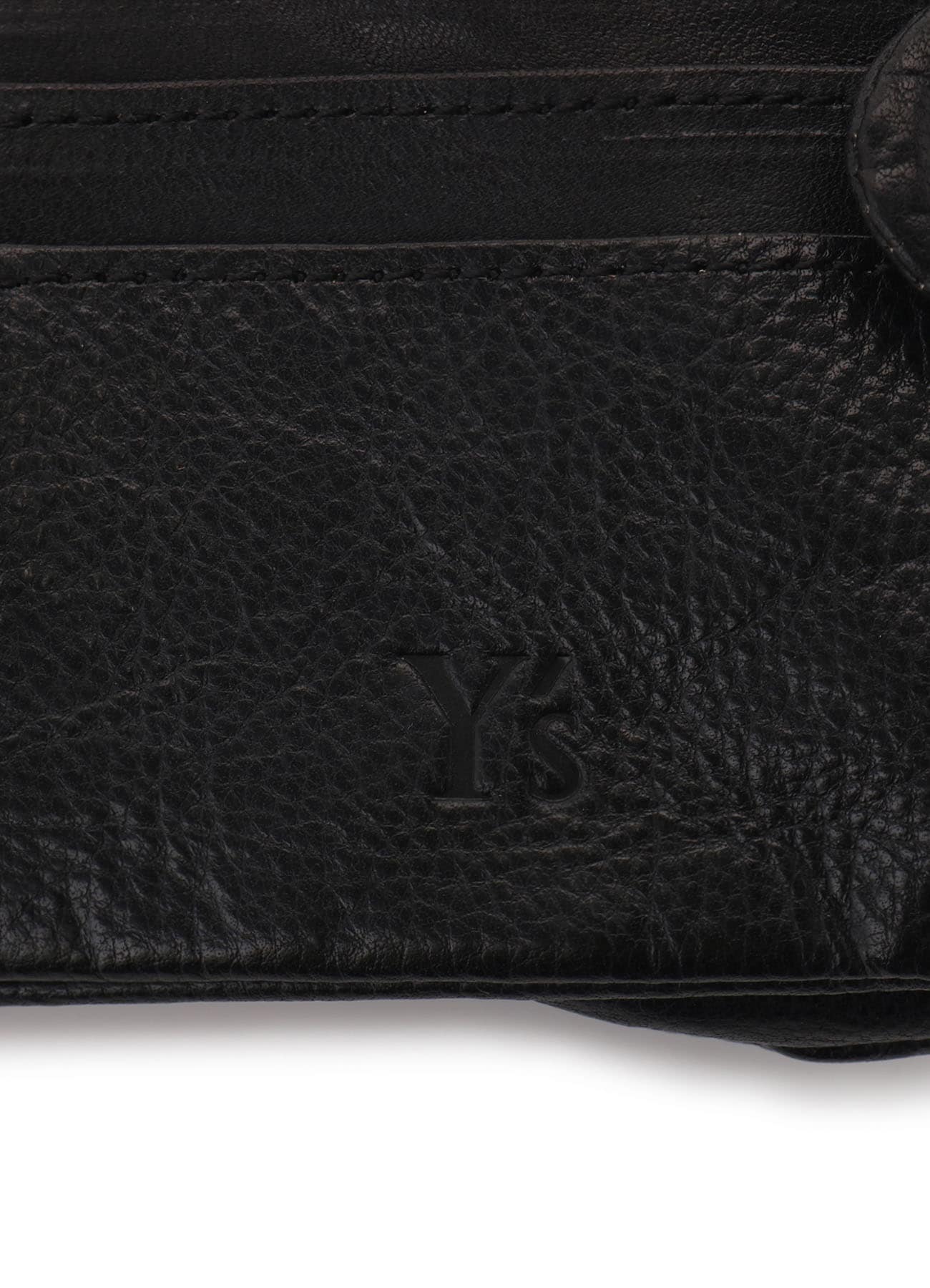 SURFACE-DYED SOFT TAN LEATHER PUFFY WALLET