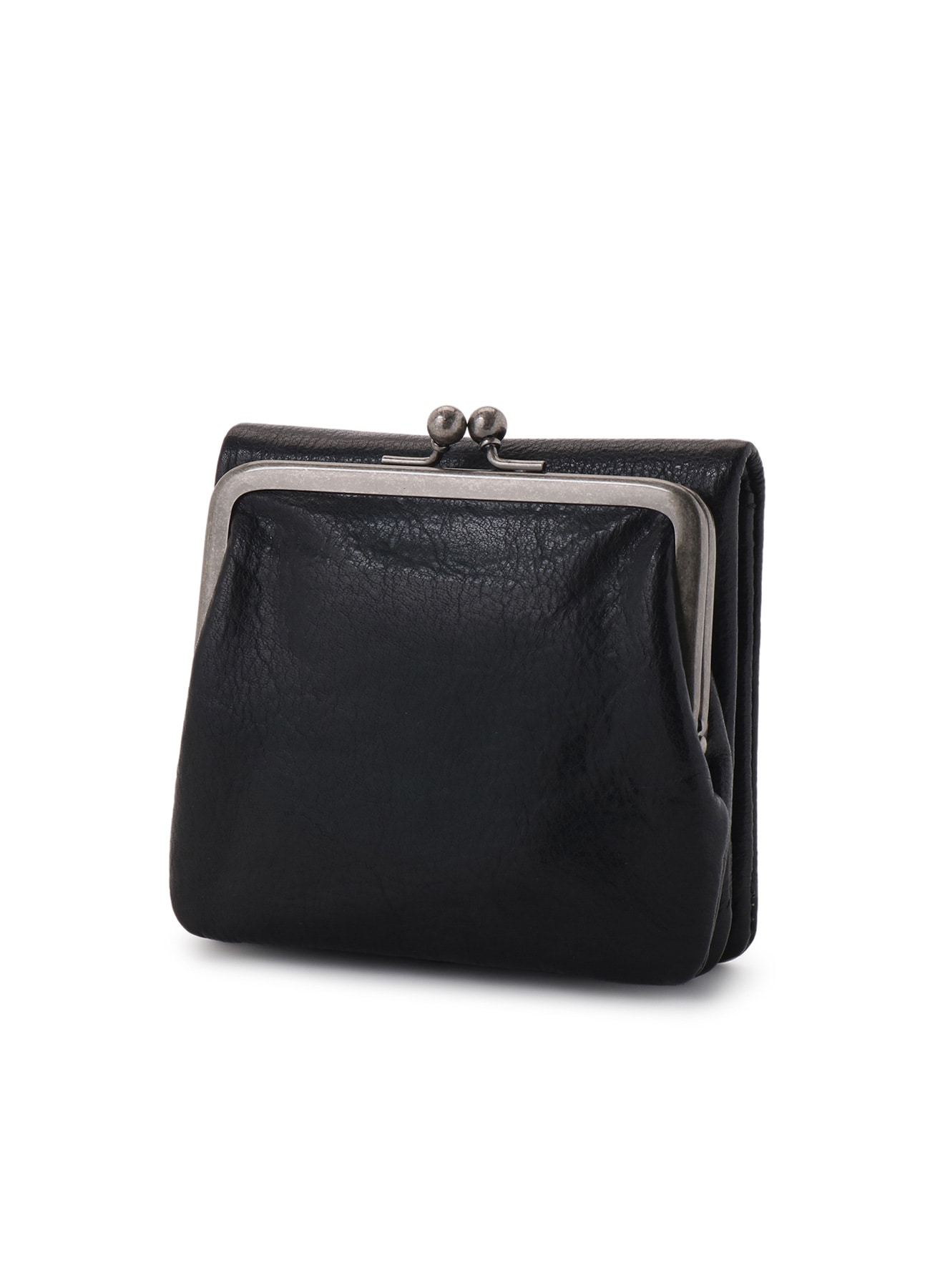 SURFACE-DYED SOFT TAN LEATHER PUFFY WALLET