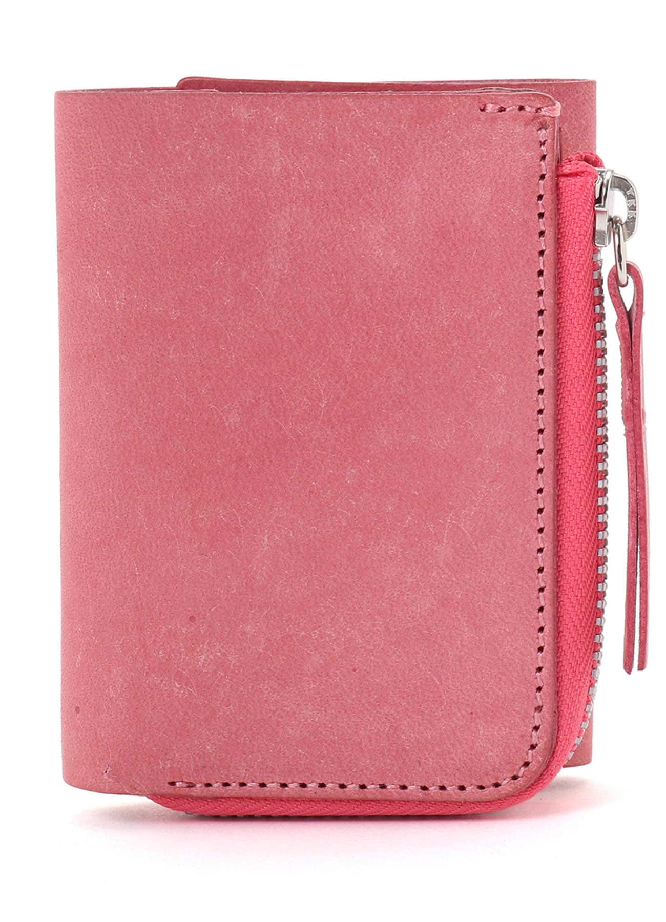 NUBUCK LEATHER TRIFOLD WALLET