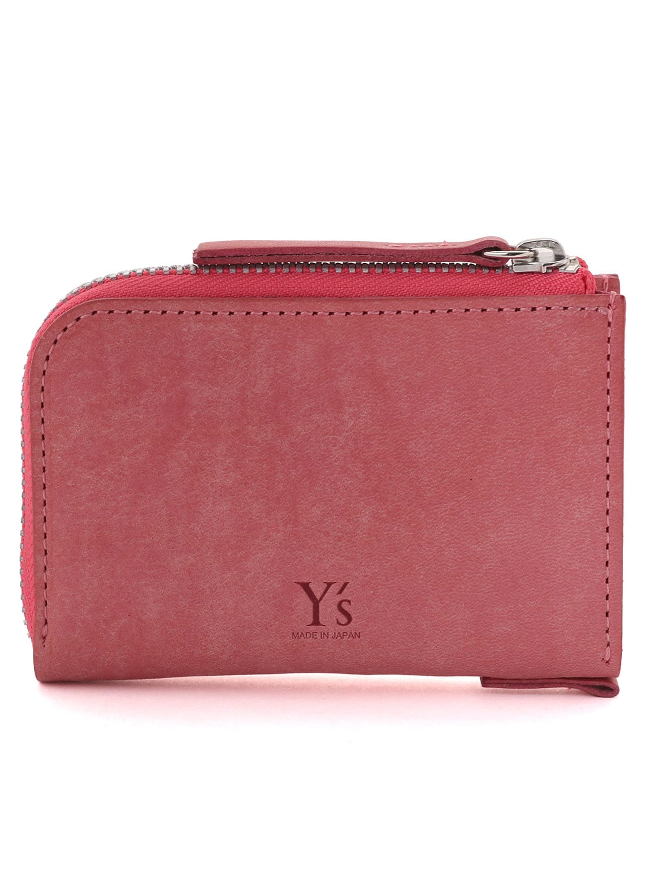 NUBUCK LEATHER L-SHAPE WALLET S