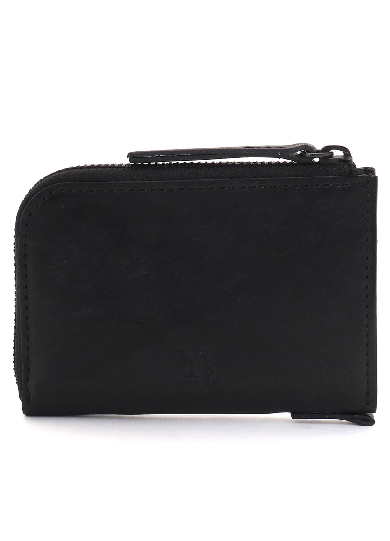 NUBUCK LEATHER L-SHAPE WALLET S