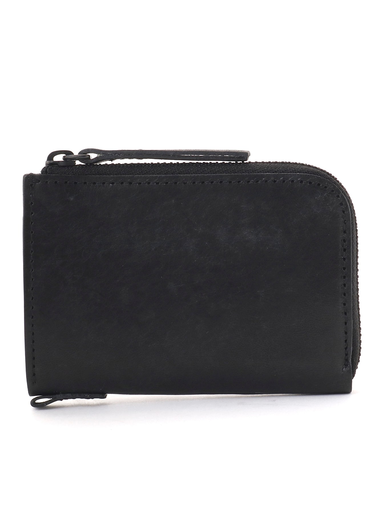 NUBUCK LEATHER L-SHAPE WALLET S