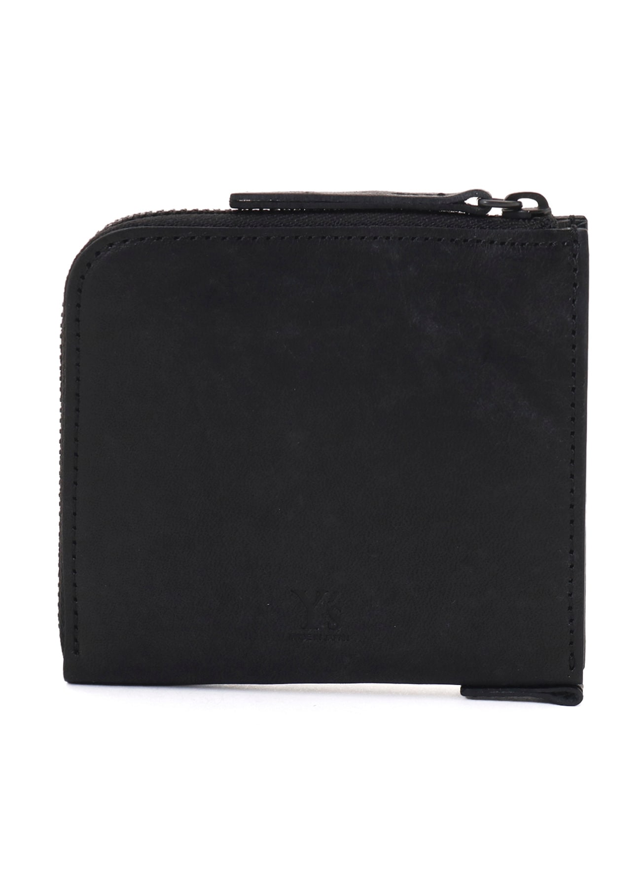 NUBUCK LEATHER L-SHAPE WALLET M