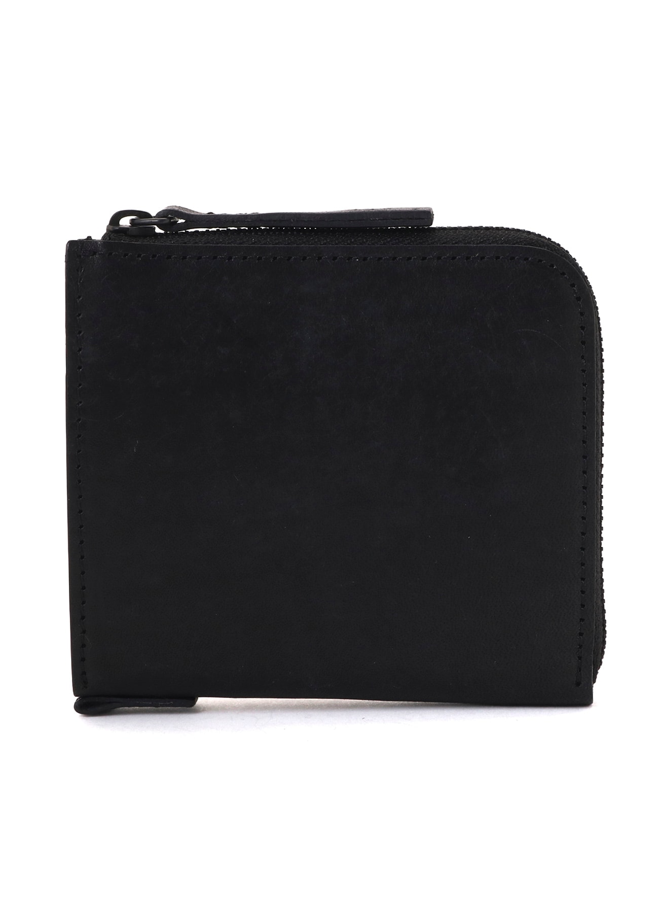 NUBUCK LEATHER L-SHAPE WALLET M
