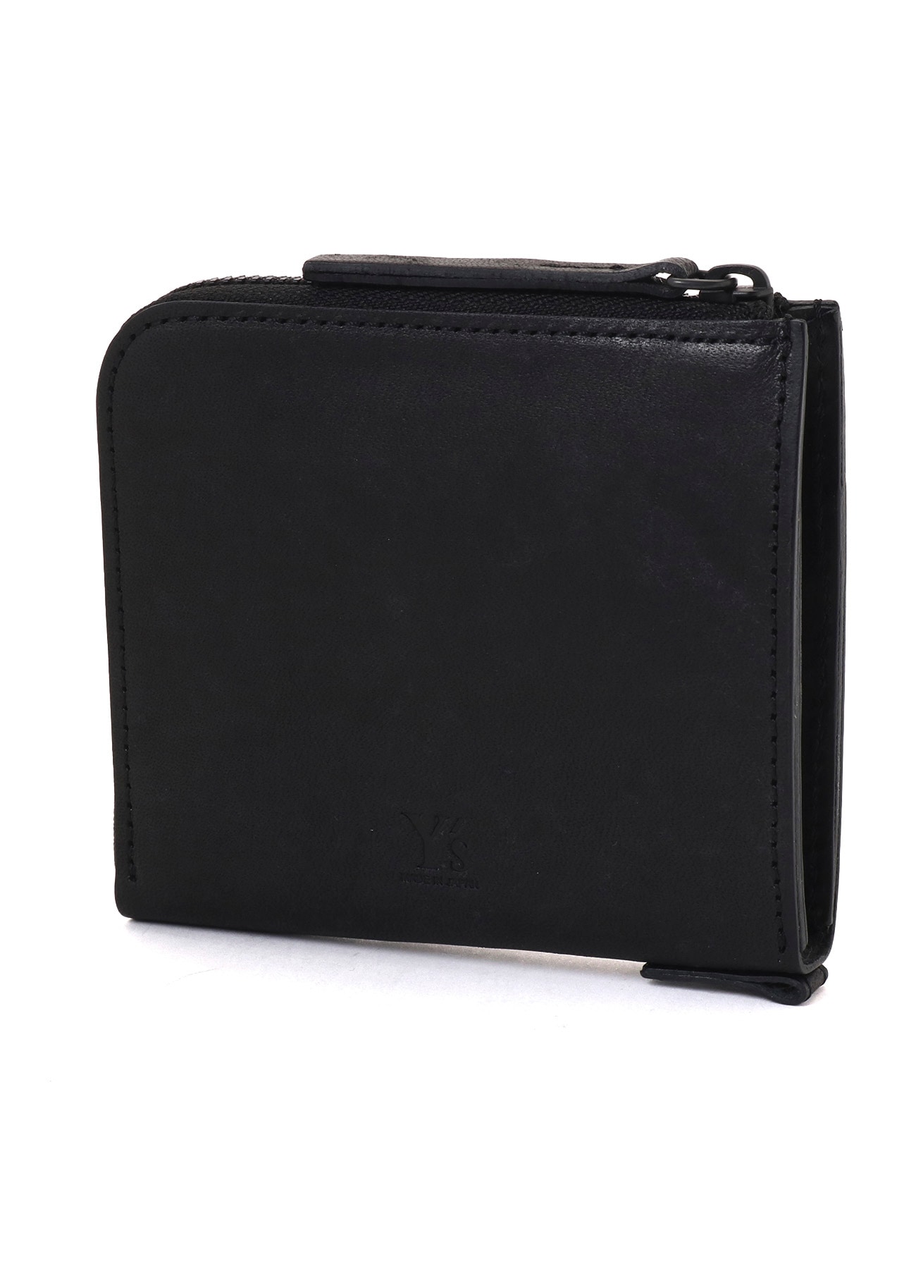 NUBUCK LEATHER L-SHAPE WALLET M