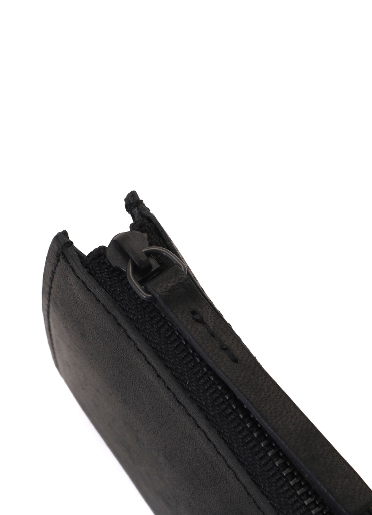 NUBUCK LEATHER L-SHAPE WALLET M