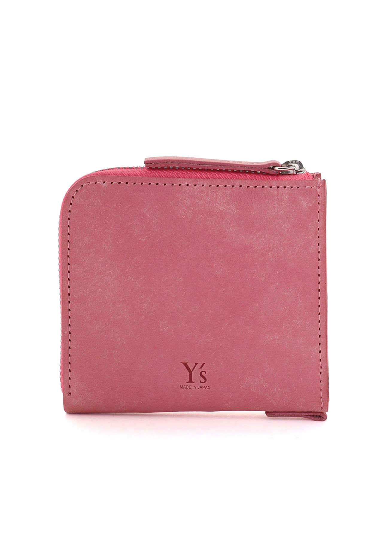 NUBUCK LEATHER L-SHAPE WALLET M