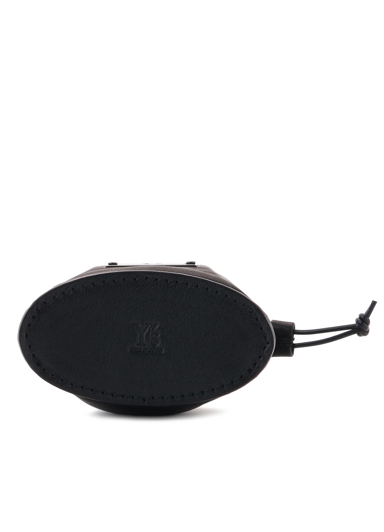 WATER DYED SOFT LEATHER CURVED POUCH CHARM