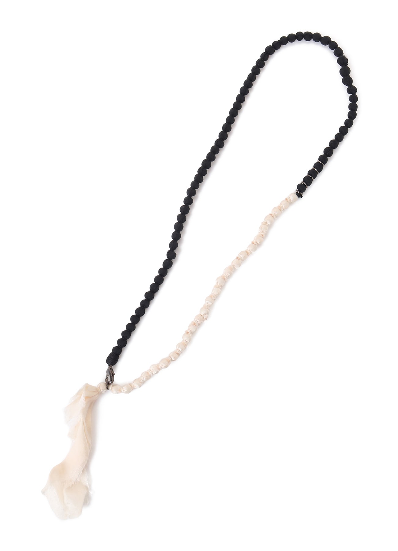 SMALL SILK BALL NECKLACE