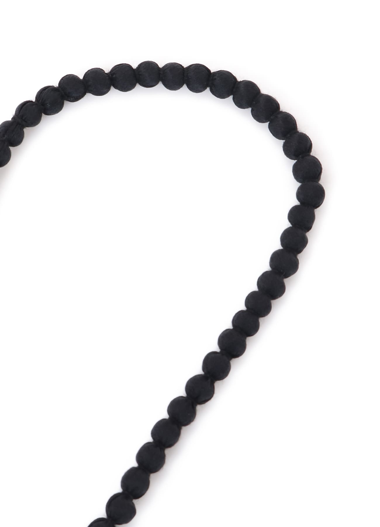 SMALL SILK BALL NECKLACE